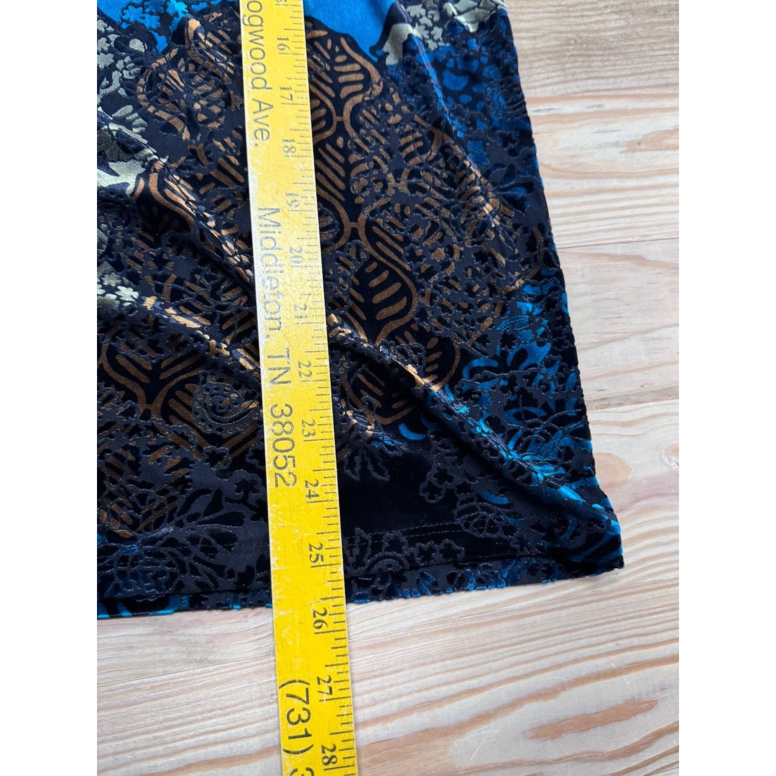 Chicos Chico's Velvet Velour Iridescent Blouse Top Women’s Sz 3/XL Size XL / US 12-14 / IT 48-50 - 7 Thumbnail