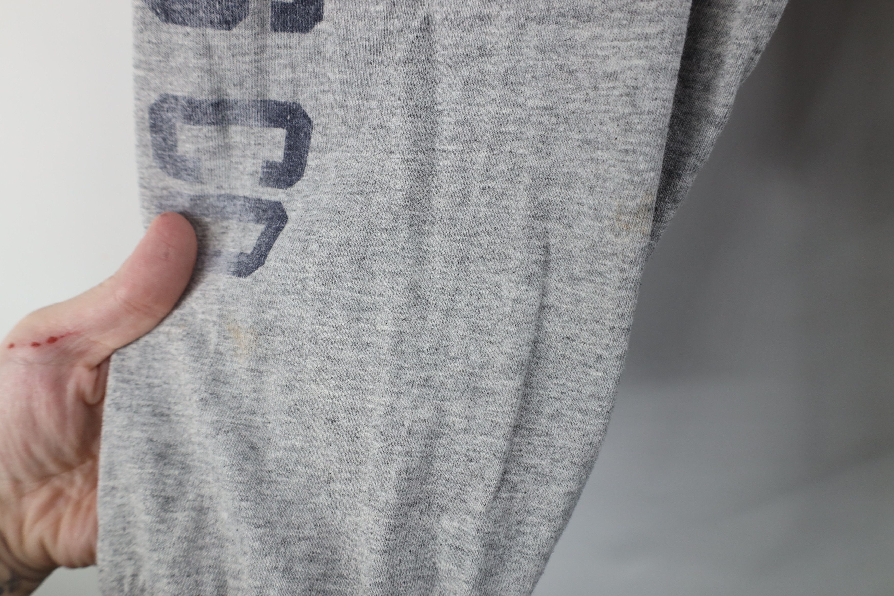 Ralph Lauren × Vintage Vintage 90s Ralph Lauren Spell Out Long Sleeve T-Shirt Gray Size US XL / EU 56 / 4 - 8 Thumbnail