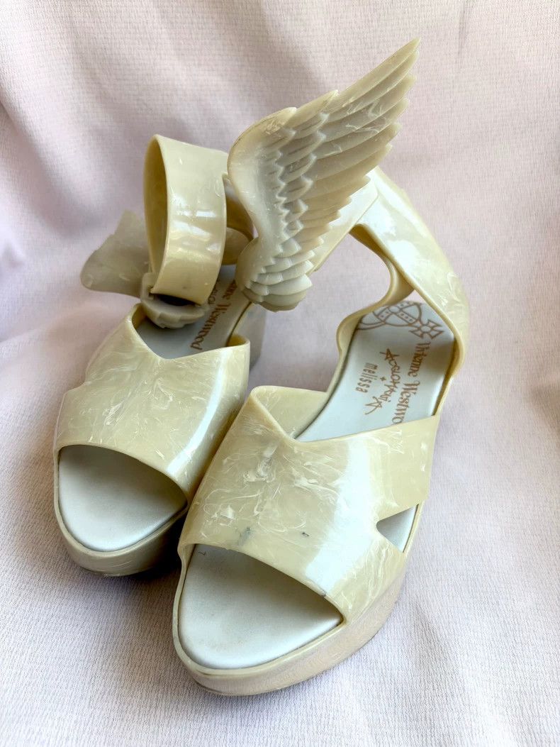 Vivienne Westwood Vivienne Westwood Marble winged rocking shoes Size US 8.5 / IT 38.5 - 1 Thumbnail