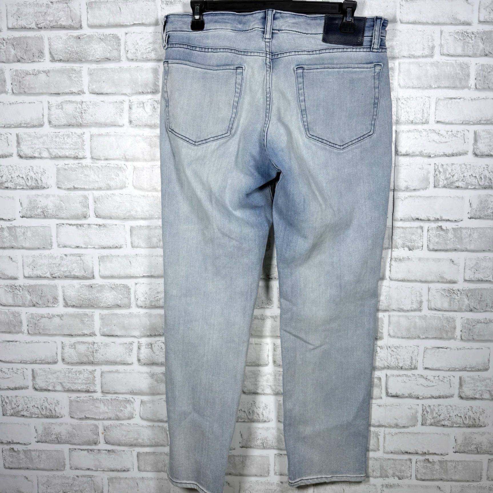 Bonobos Bonobos Jeans Casual Cotton Blend Blue Mens 31x32 Straight Regular Size 31 32 Jeans Size US 31 - 5 Thumbnail