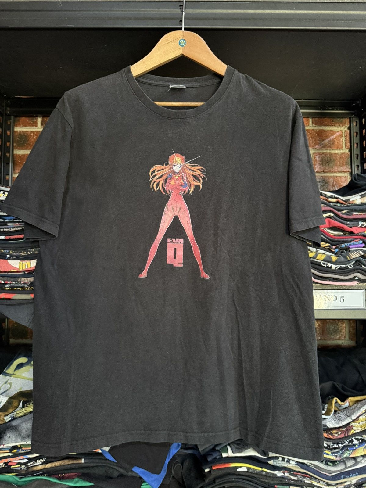Anime × Vintage Vintage Neon Genesis Evangelion Anime Japan Faded Tee Size US L / EU 52-54 / 3 - 1 Thumbnail