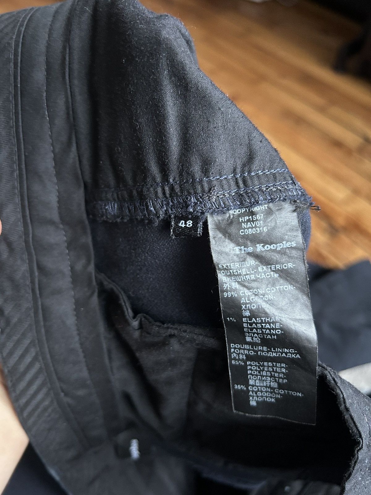The Kooples The Kooples Navy Pants - Size 48 EU / 32 US - Chain Detail Size US 32 / EU 48 - 2 Thumbnail