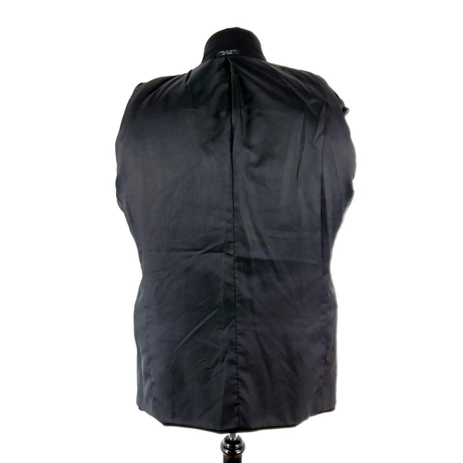 Vintage Cricketeer Wool 1 Felt Button Tuxedo Jacket 40R Black Size 40R - 11 Thumbnail