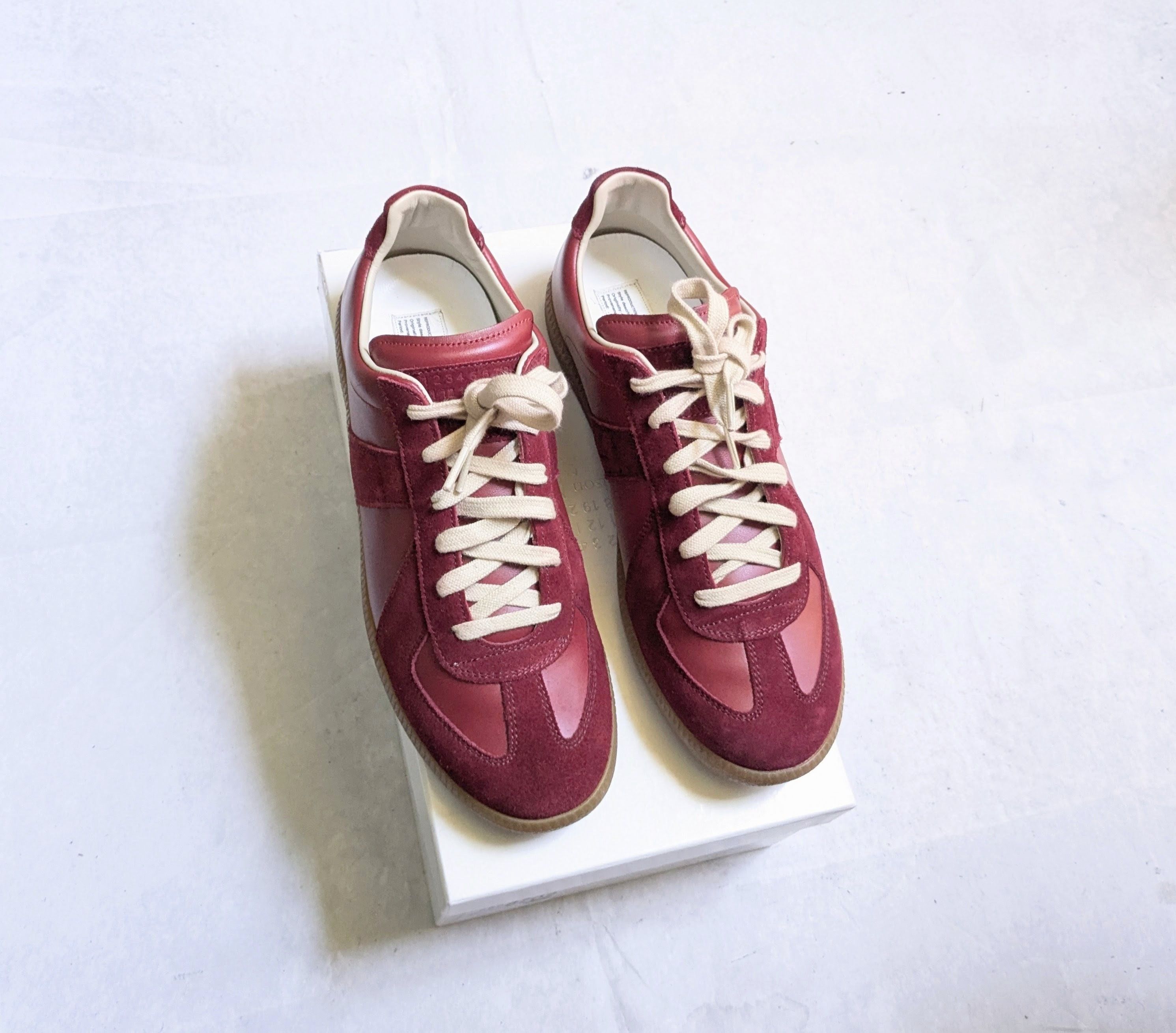 Maison Margiela MAISON MARGIELA 22 FUTURE LOW SNEAKER RED SIZE 40