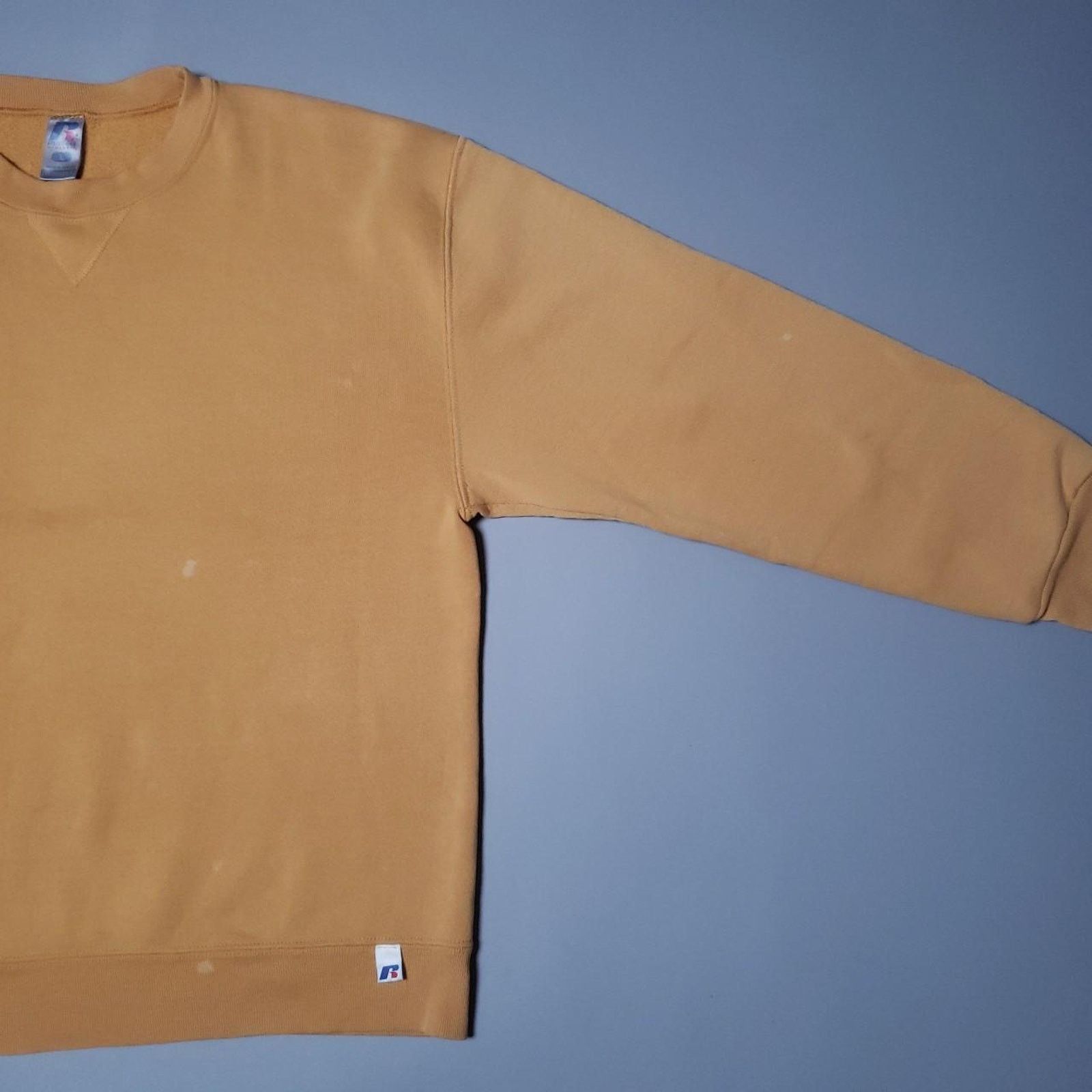 Russell Athletic Russel Athletic blank Mustard crewneck Mens Large Size US L / EU 52-54 / 3 - 5 Thumbnail