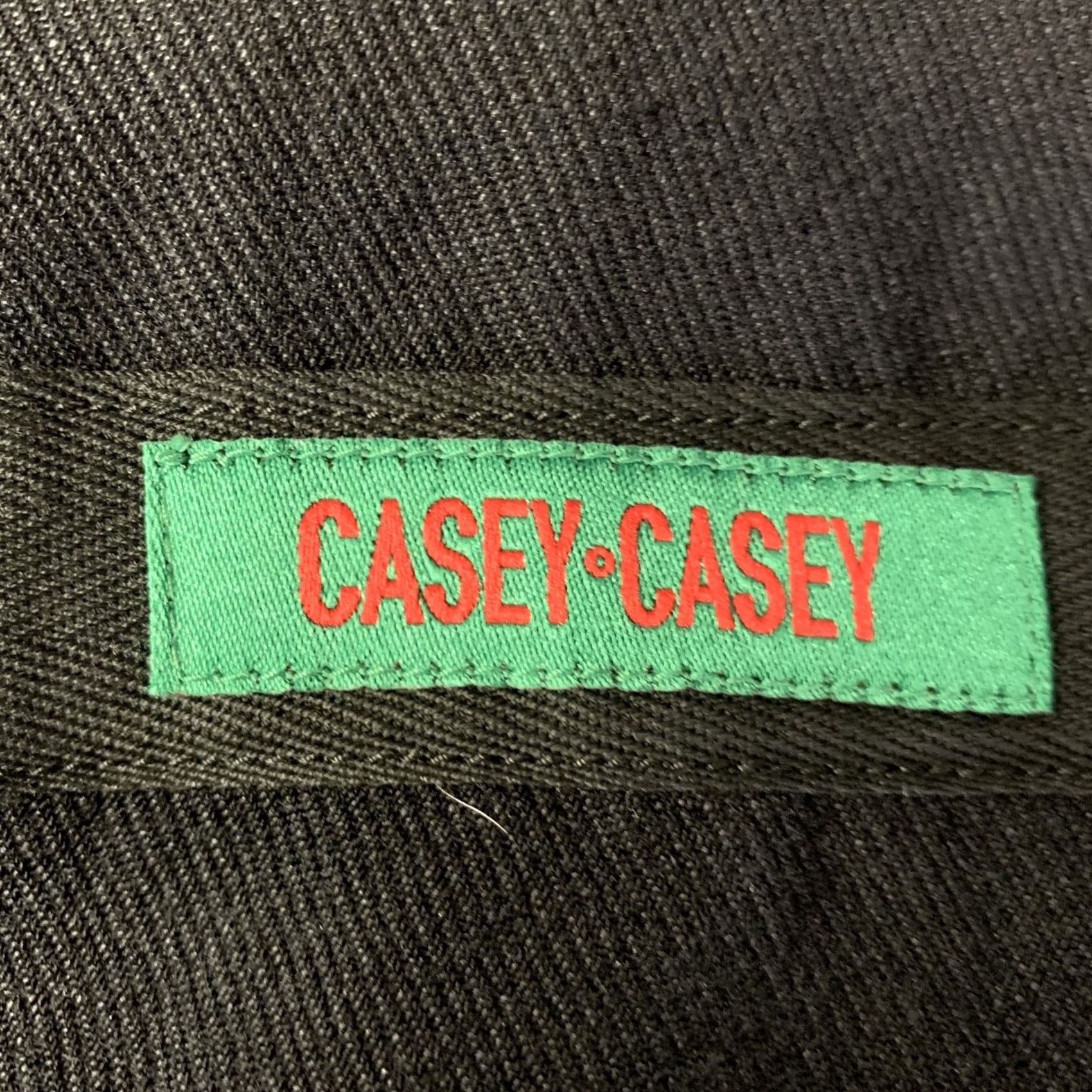 Casey Casey CASEY CASEY Black Wool Linen 3 button Jacket Size L Size L / US 10 / IT 46 - 4 Thumbnail