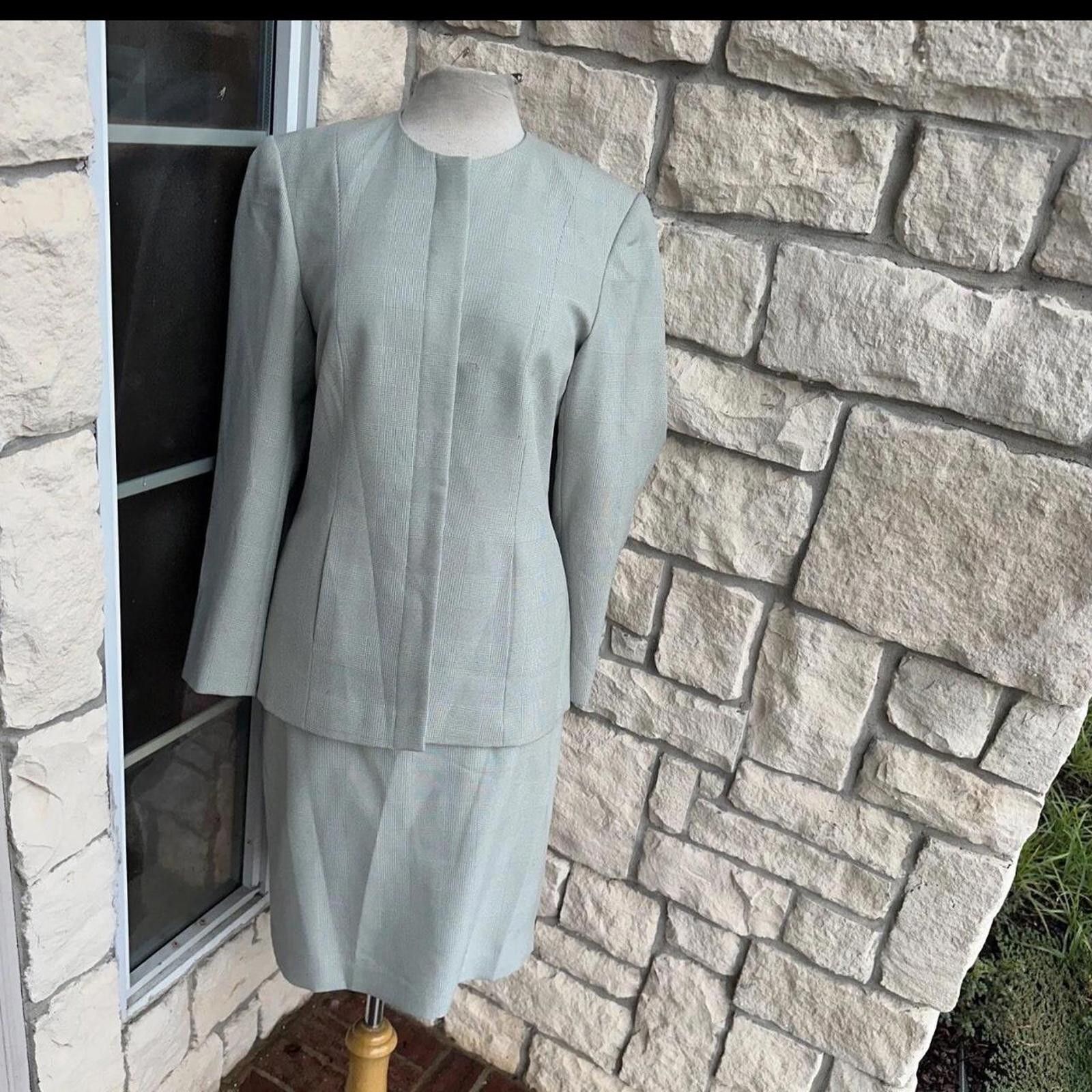 Other Vintage 80's Emily Glen Plaid Skirt Power Suit 8 Size M / US 6-8 / IT 42-44 - 1 Thumbnail