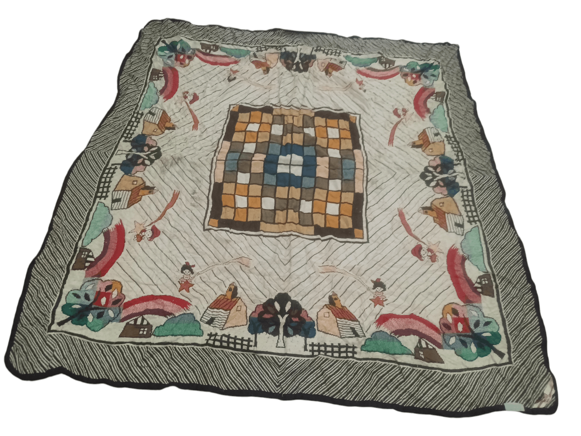 Japanese Brand Rare vtg Maimu Japan Blanket Size ONE SIZE - 7 Thumbnail