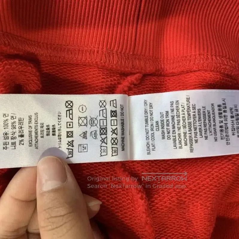 Burberry Burberry Red Cotton Women's Hoodie. Size M / US 6-8 / IT 42-44 - 6 Thumbnail