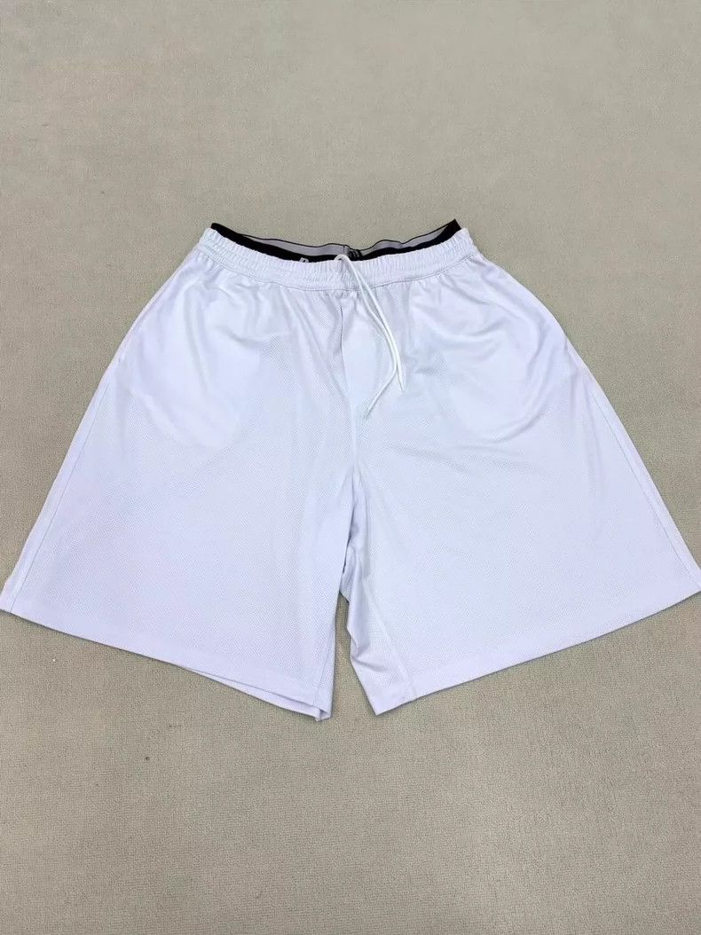 Balenciaga Balenciaga size L Double Waist Slogan Mesh Knit Casual Shor Size US 27 - 1 Thumbnail