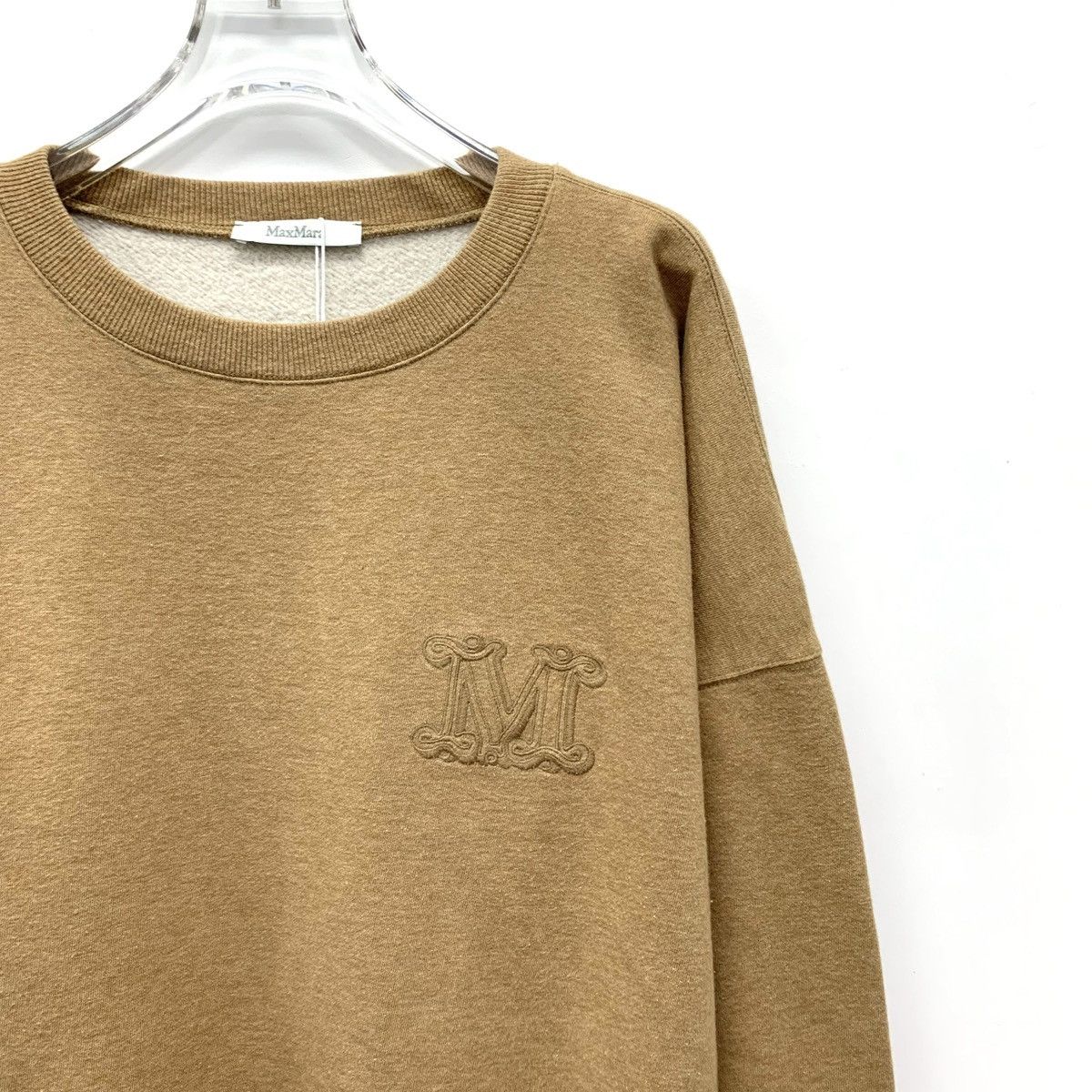 Max Mara Maxmara Logo Letter Embroidered Long Sleeve Sweatshirt K26WX Size M / US 6-8 / IT 42-44 - 3 Thumbnail