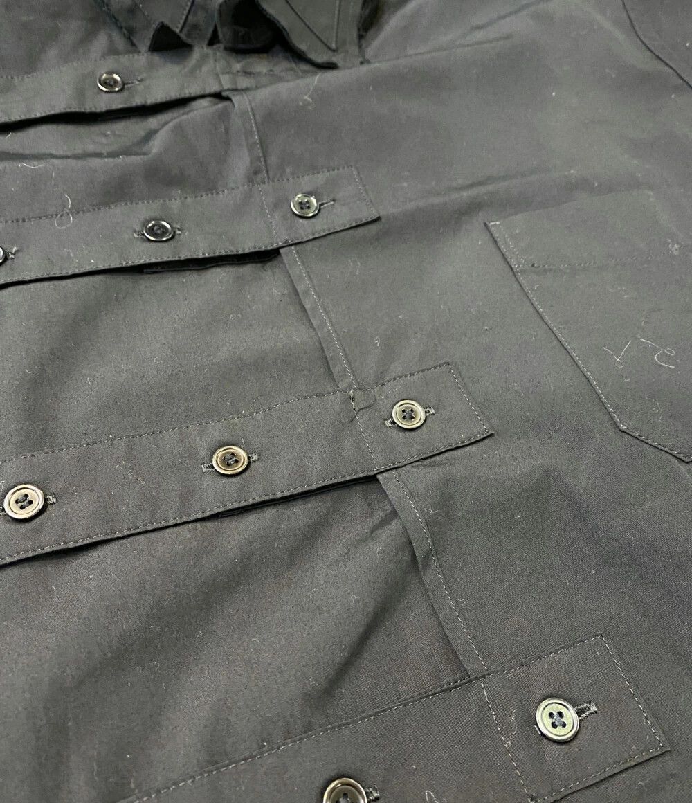 Yohji Yamamoto Yohji Yamamoto POUR HOMME 22ss cotton/strap shirt Size US M / EU 48-50 / 2 - 6 Thumbnail