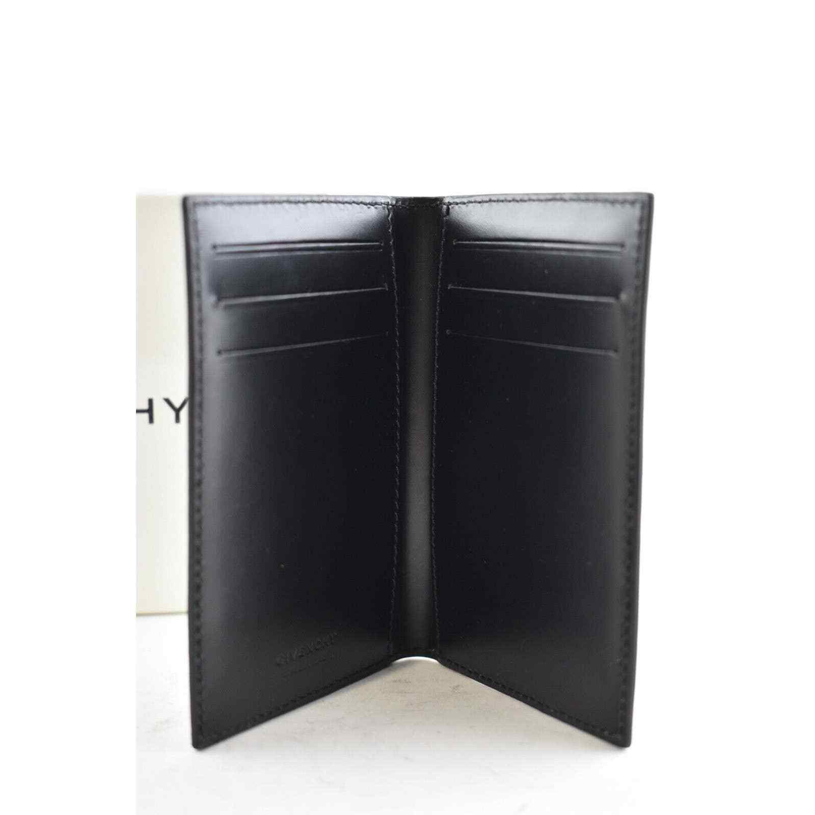 Givenchy Givenchy Leather White Logo Leather Card Case Bifold Wallet Size ONE SIZE - 6 Thumbnail