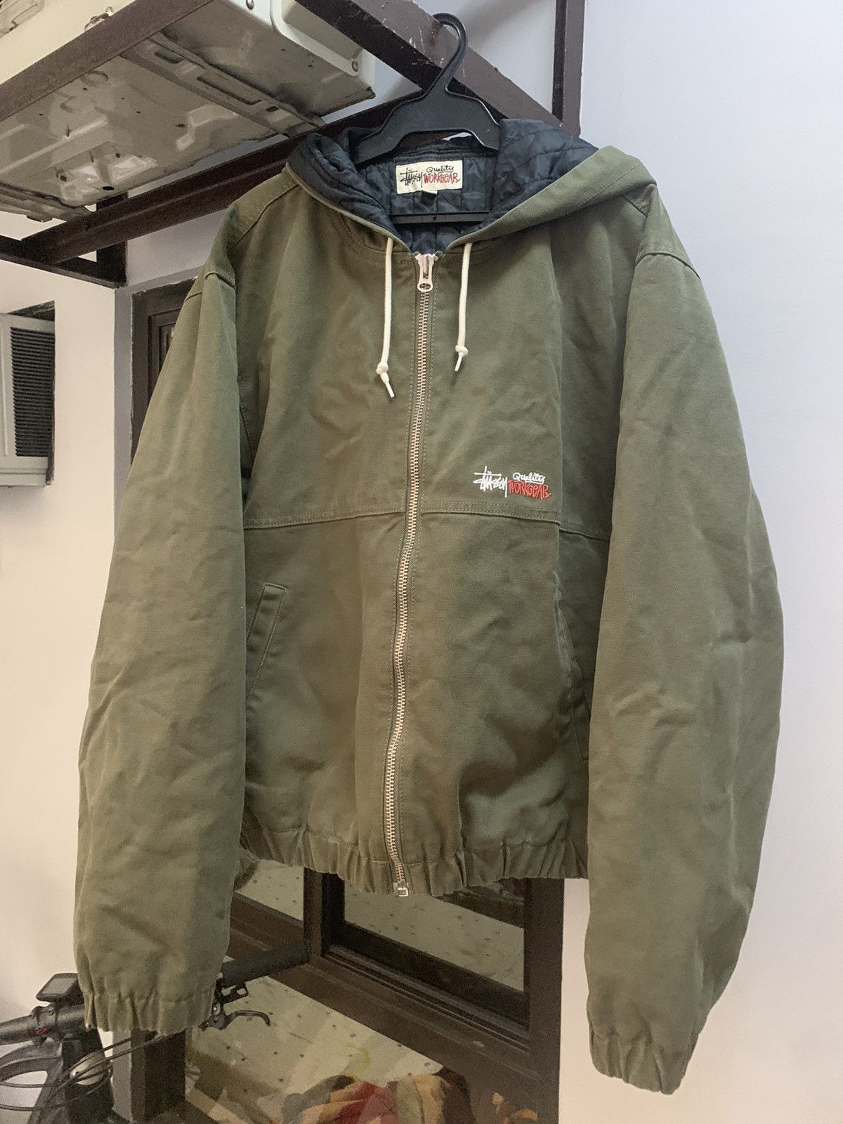 Stussy Stussy canvas insulated work jacket Size US XL / EU 56 / 4 - 4 Thumbnail