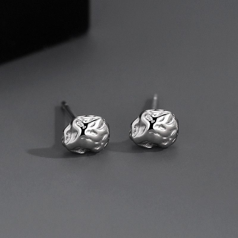 Jewelry Modern Earrings One Pairs Chrome Jewelry Size ONE SIZE - 4 Thumbnail