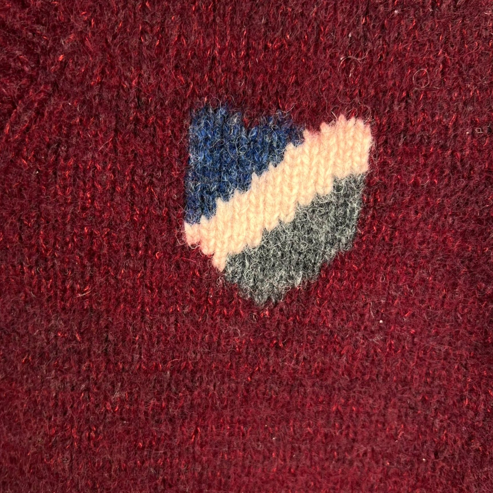 Vintage VINTAGE Marshall Field's New Traditions Wool Blend Sweater Vest Mens M Maroon Size US M / EU 48-50 / 2 - 2 Thumbnail
