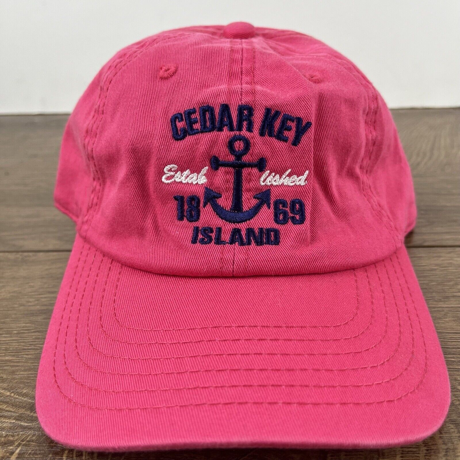 Other Cedar Key Island Hat Cedar Key Island Pink Cap Adjustable Pi Size ONE SIZE - 5 Thumbnail