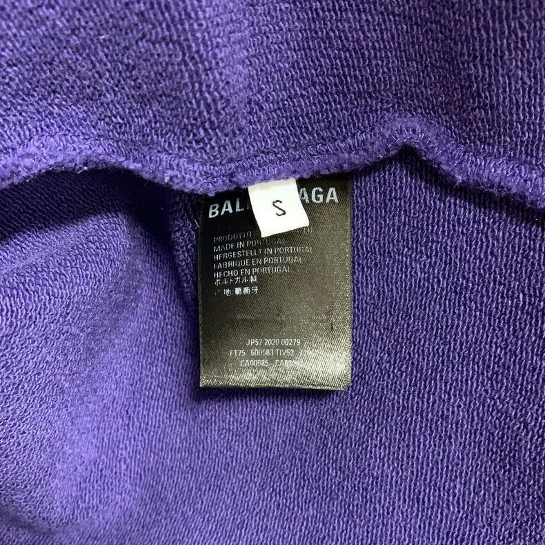 Balenciaga Balenciaga Purple Hoodie Size S-2506 Size S / US 4 / IT 40 - 4 Thumbnail