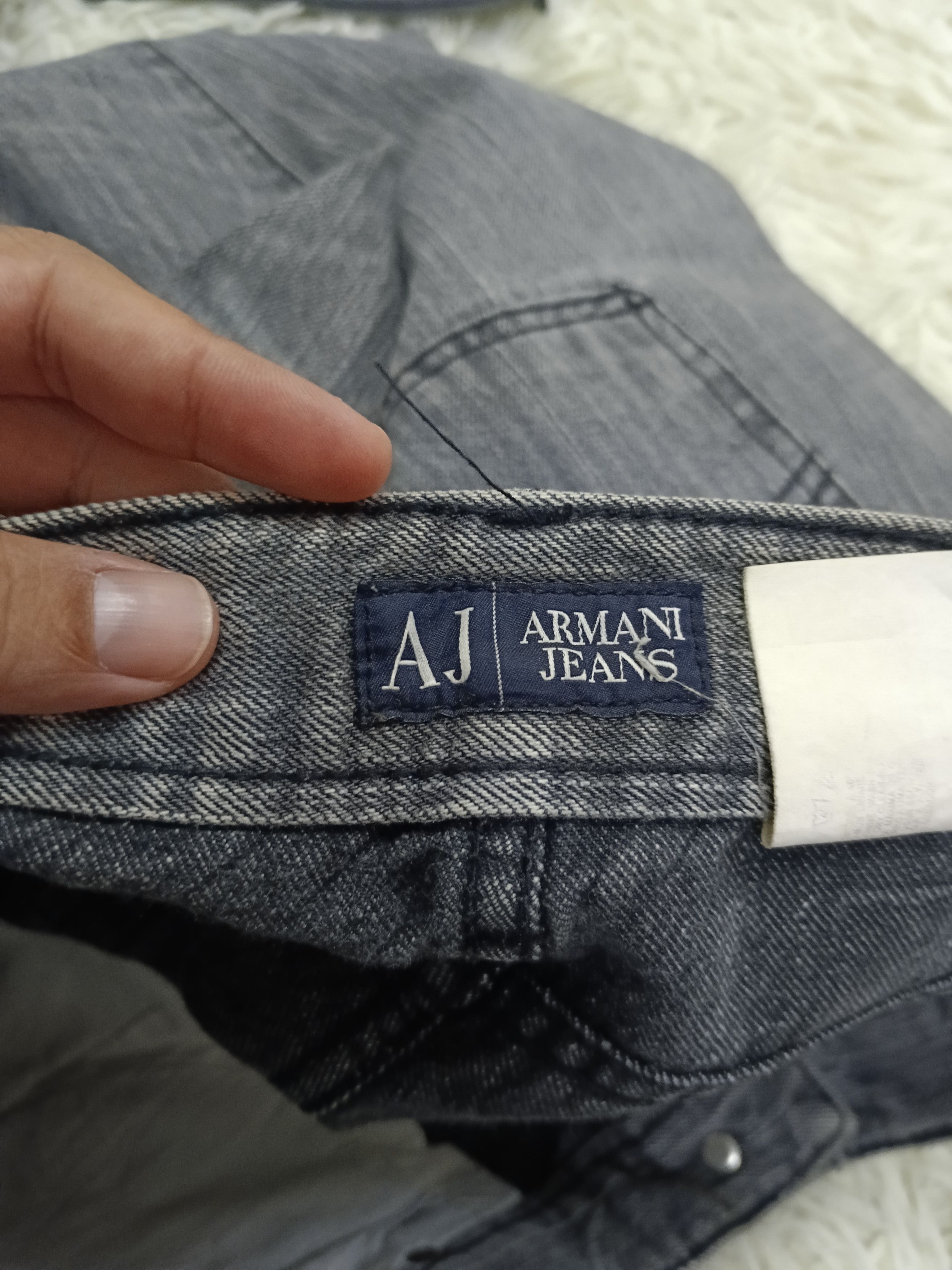 Armani AJ ARMANI JEANS EMBROIDERED ICONIC LOGO Size US 30 / EU 46 - 8 Thumbnail