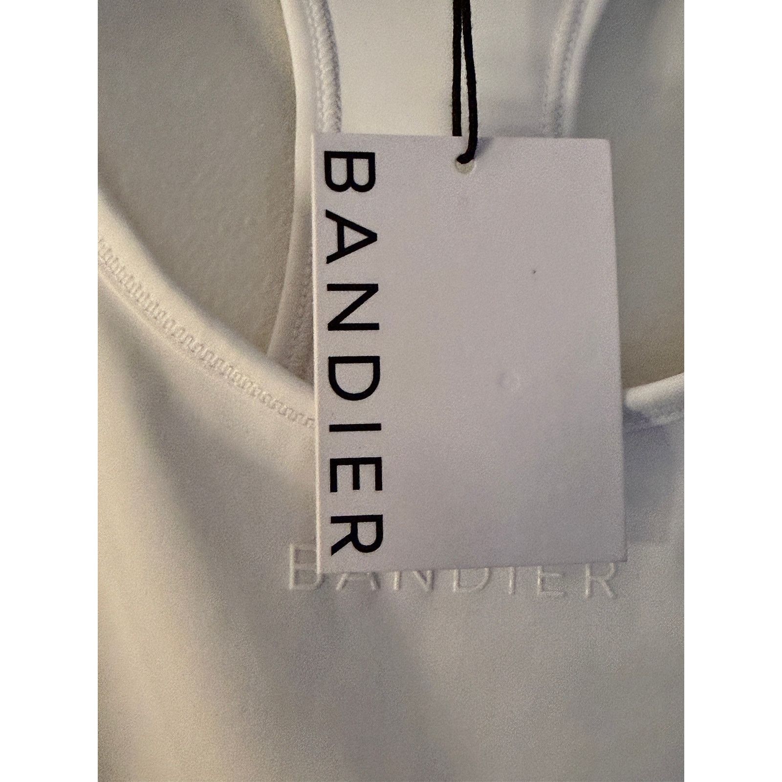 Other Bandier NWT Center Stage Tank Top In White Size M / US 6-8 / IT 42-44 - 3 Thumbnail