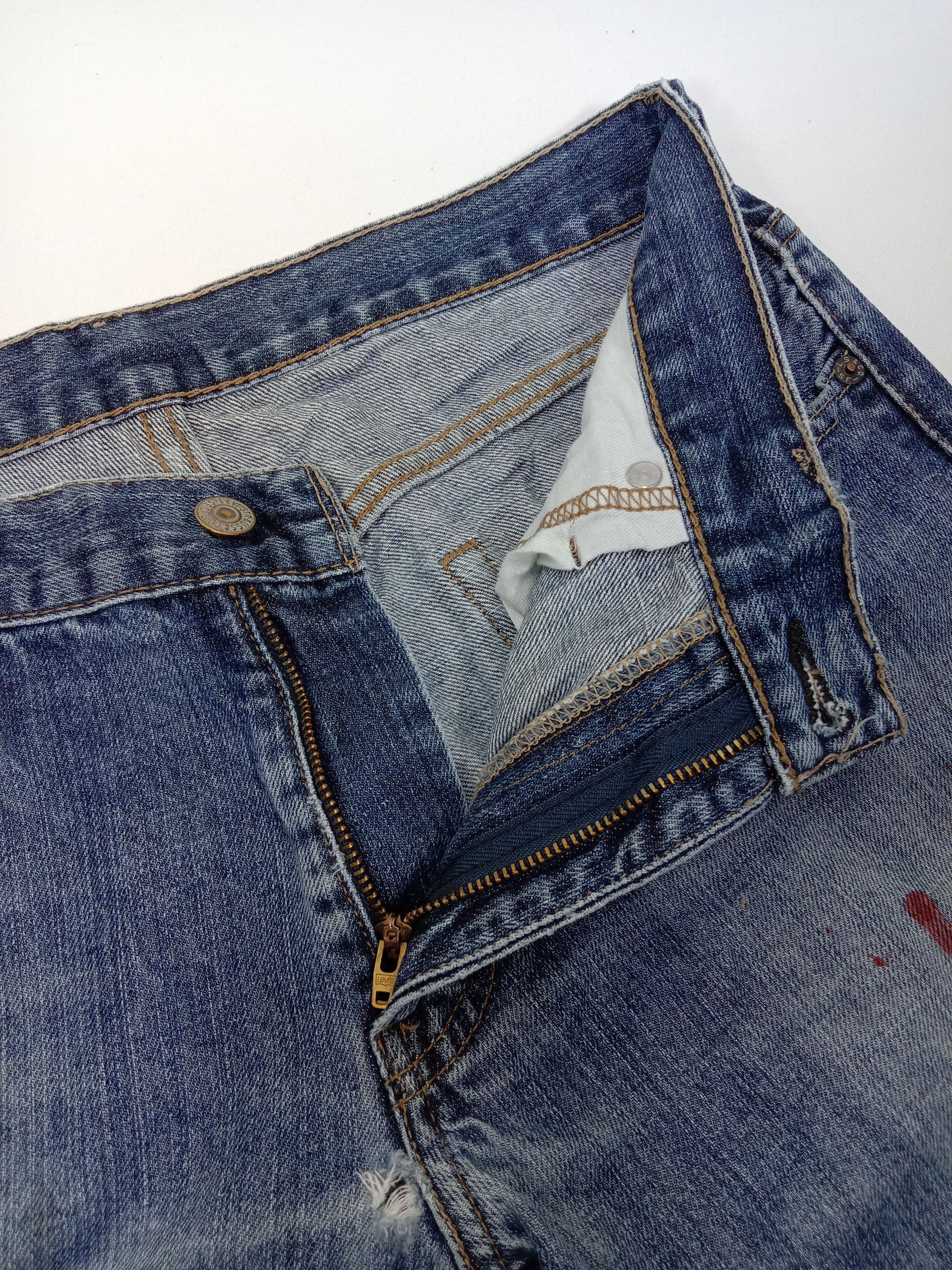Levi's Vintage Levi's 514 Paint Splatter Jeans Distressed Denim Size US 30 / EU 46 - 9 Thumbnail