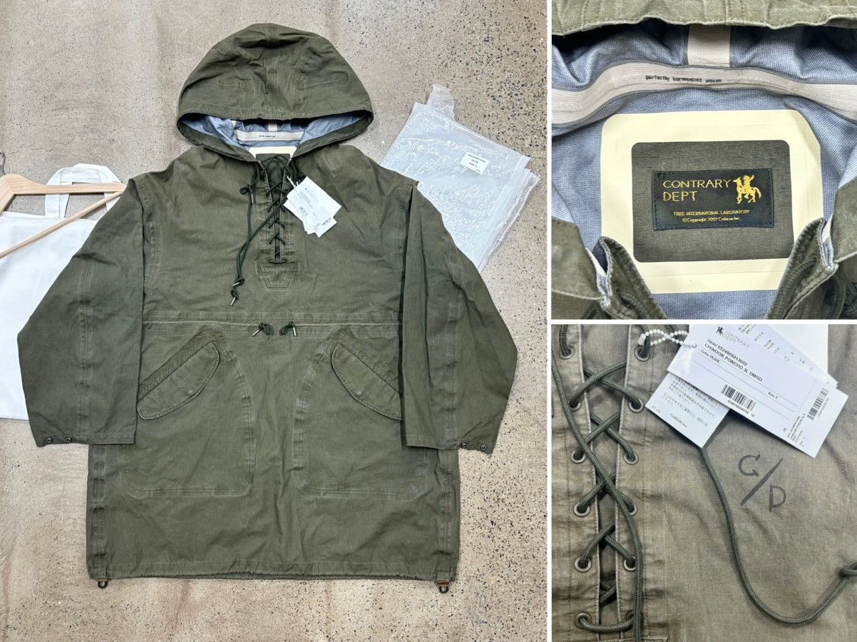 VISVIM 24aw Contrary Dept CHINOOK PONCHO 3L DMGD
