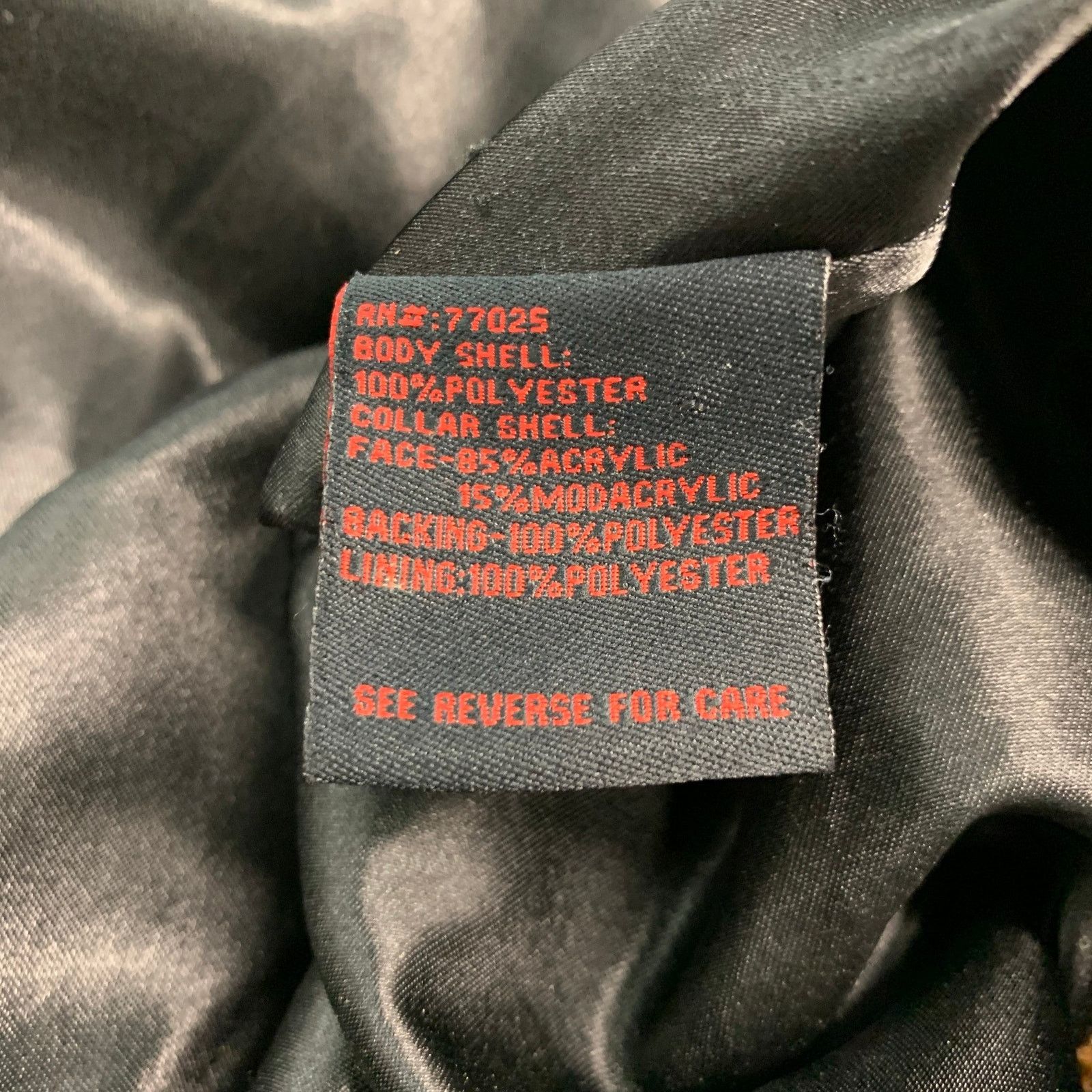 Other ADRIENNE LANDAU M Black Orange Polyester Blend Biker Jacket Size M / US 6-8 / IT 42-44 - 7 Thumbnail