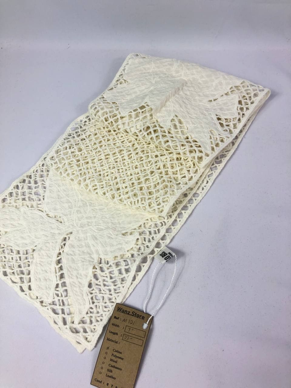 Hiroko Koshino Homme Hiroko Koshino Scarf Muffler Neckwear M121 Size ONE SIZE - 4 Thumbnail