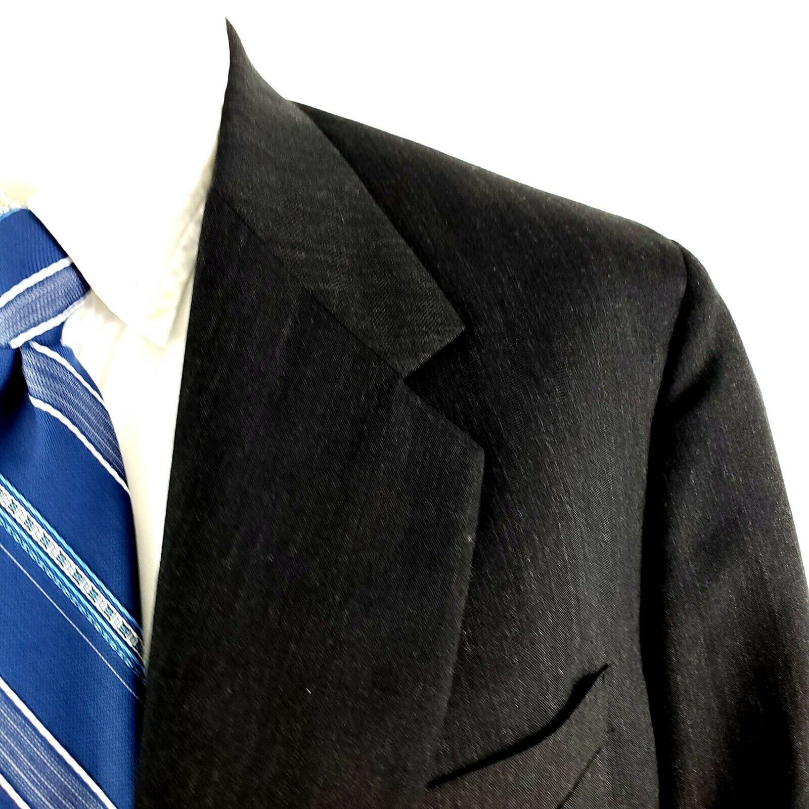 Savile Row Holland & Sherry Savile Row Tom James Wool 2 Button Blazer 4 Size 40R - 2 Thumbnail