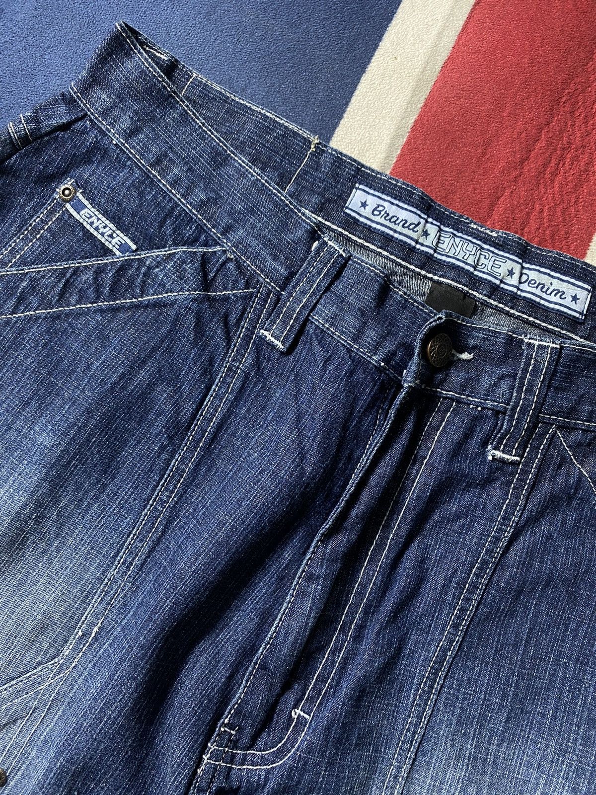 Enyce Enyce Fatigiue Pants Denim HipHop Style Size US 36 / EU 52 - 6 Thumbnail