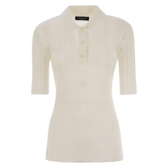 Fabiana Filippi FABIANA FILIPPI Women Polo Shirts MAD275F507 WHITE Size M / US 6-8 / IT 42-44 - 1 Thumbnail