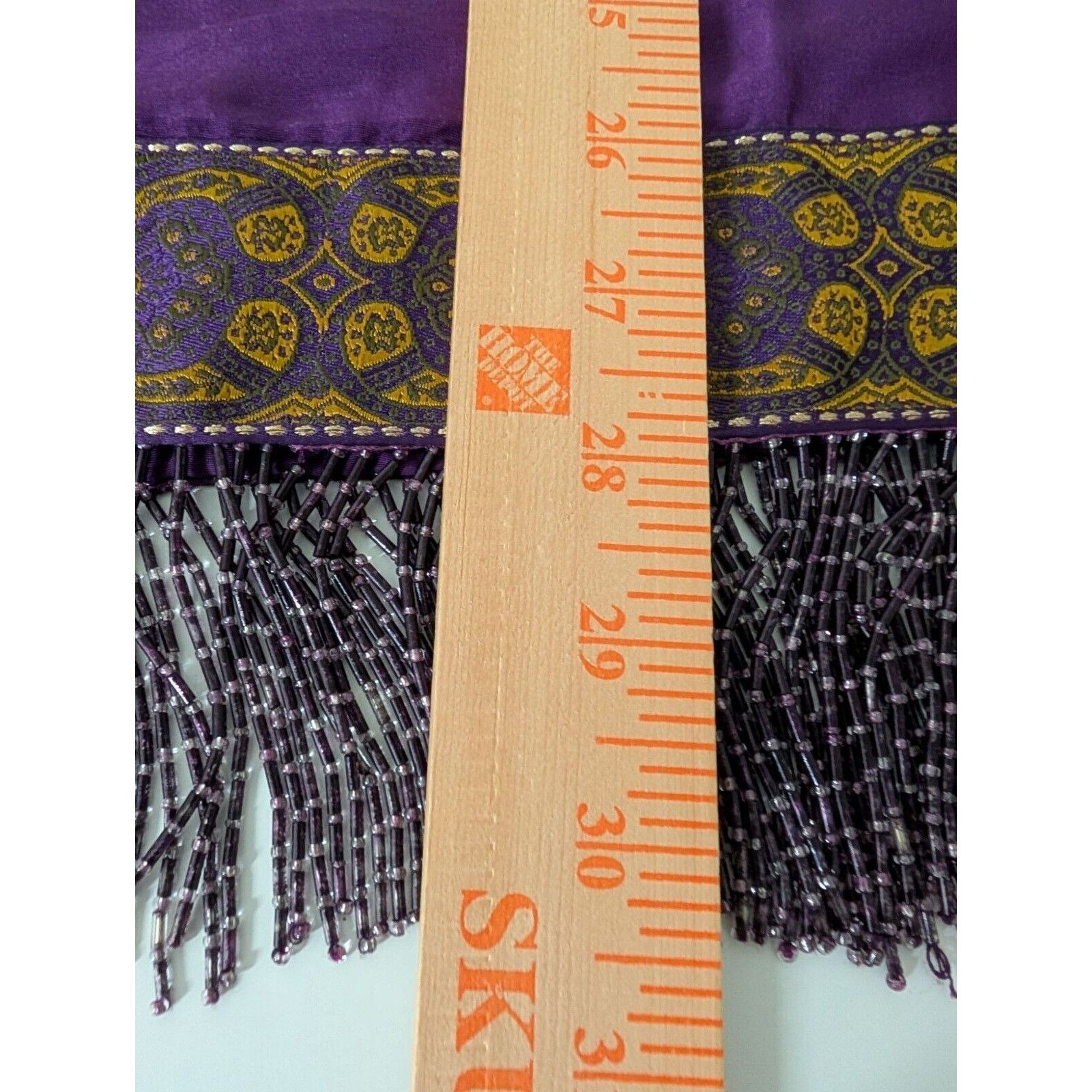 Designer Vintage Y2K Clio Silk Embroidered Midi Skirt Womens Size 6 Size 28" / US 6 / IT 42 - 13 Thumbnail