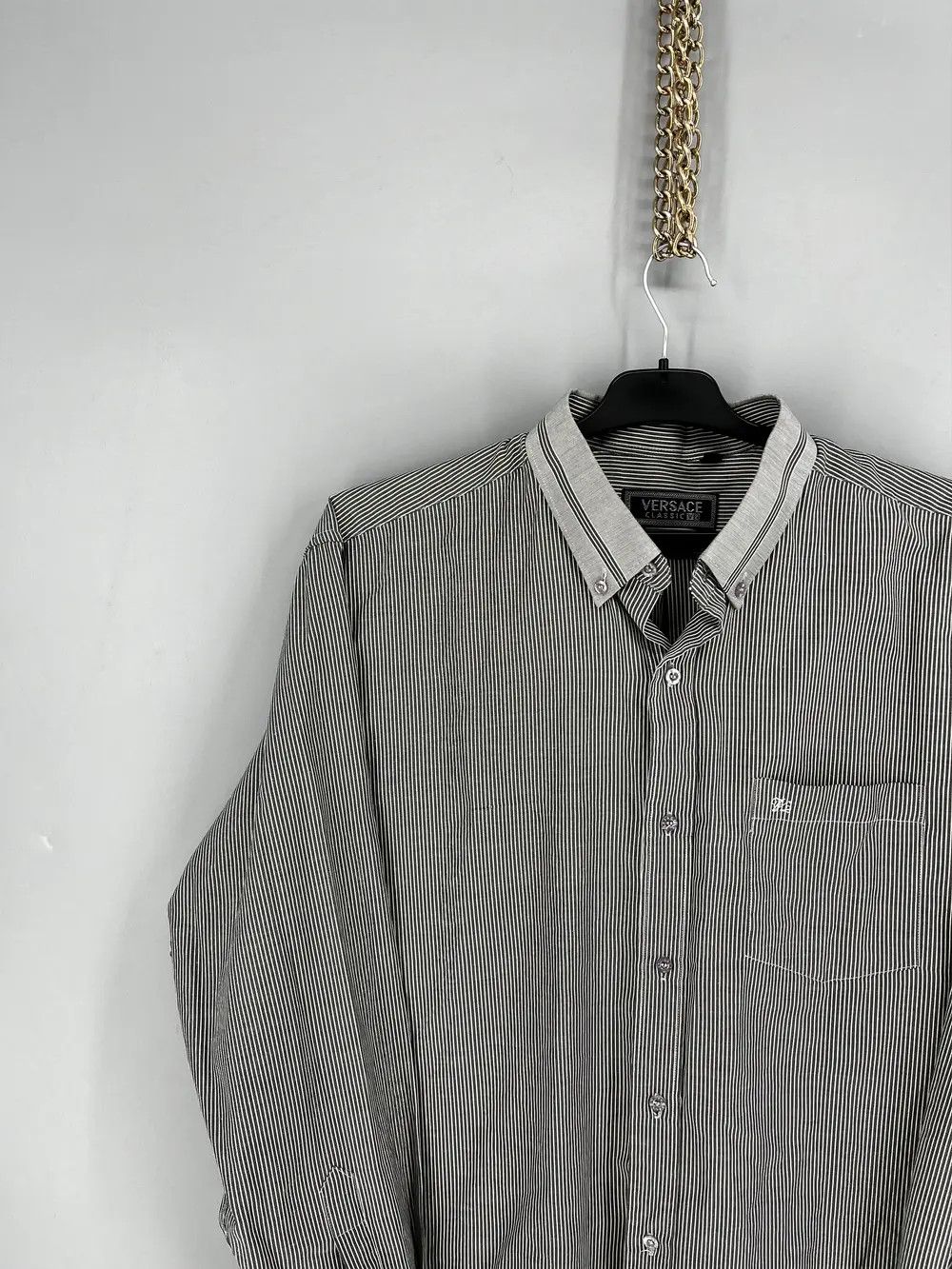 Versace Mens Vintage Versace Collection Shirts button up luxury Size US XL / EU 56 / 4 - 4 Thumbnail