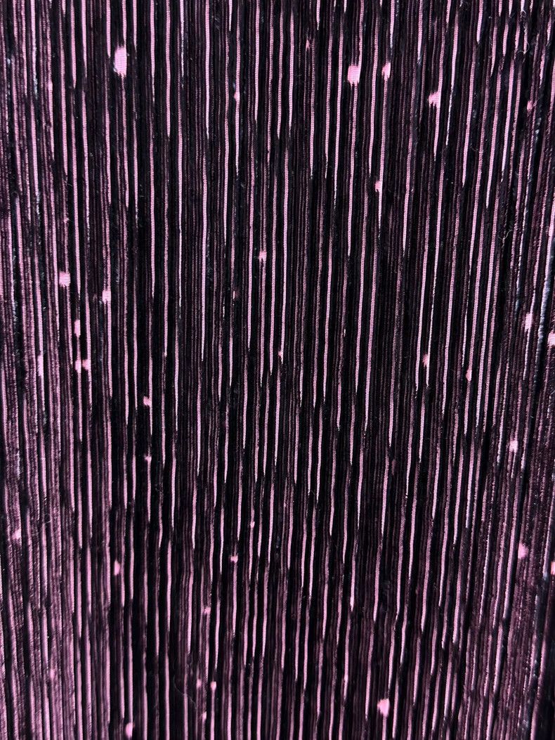 Issey Miyake Issey Miyake size:1 Purple velvet polka dot pleated pants Size 31" - 2 Thumbnail