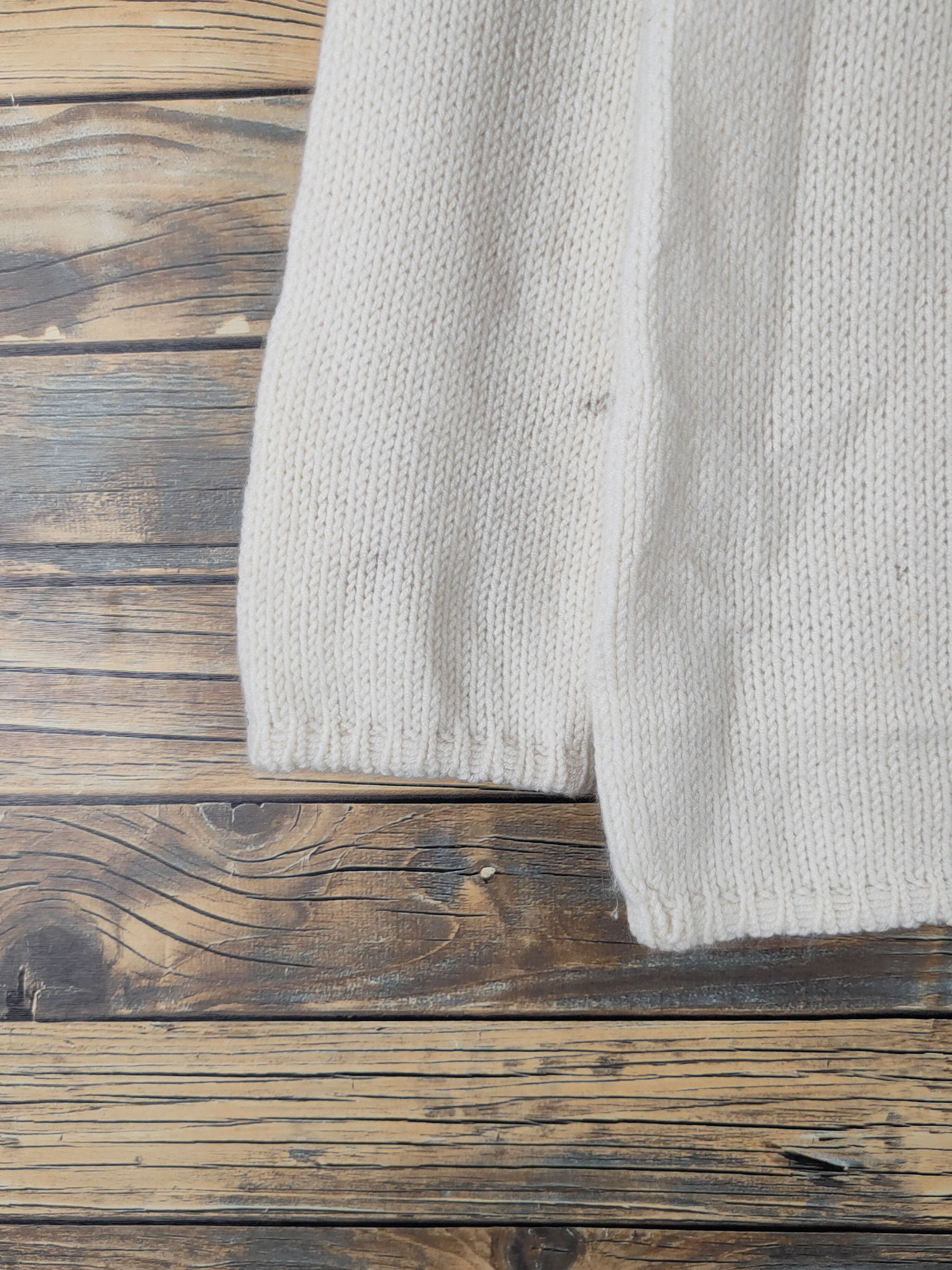 Vintage Ciridini made in italy Ivory Knitwear Sweatshirts #W1543 Size S / US 4 / IT 40 - 4 Thumbnail