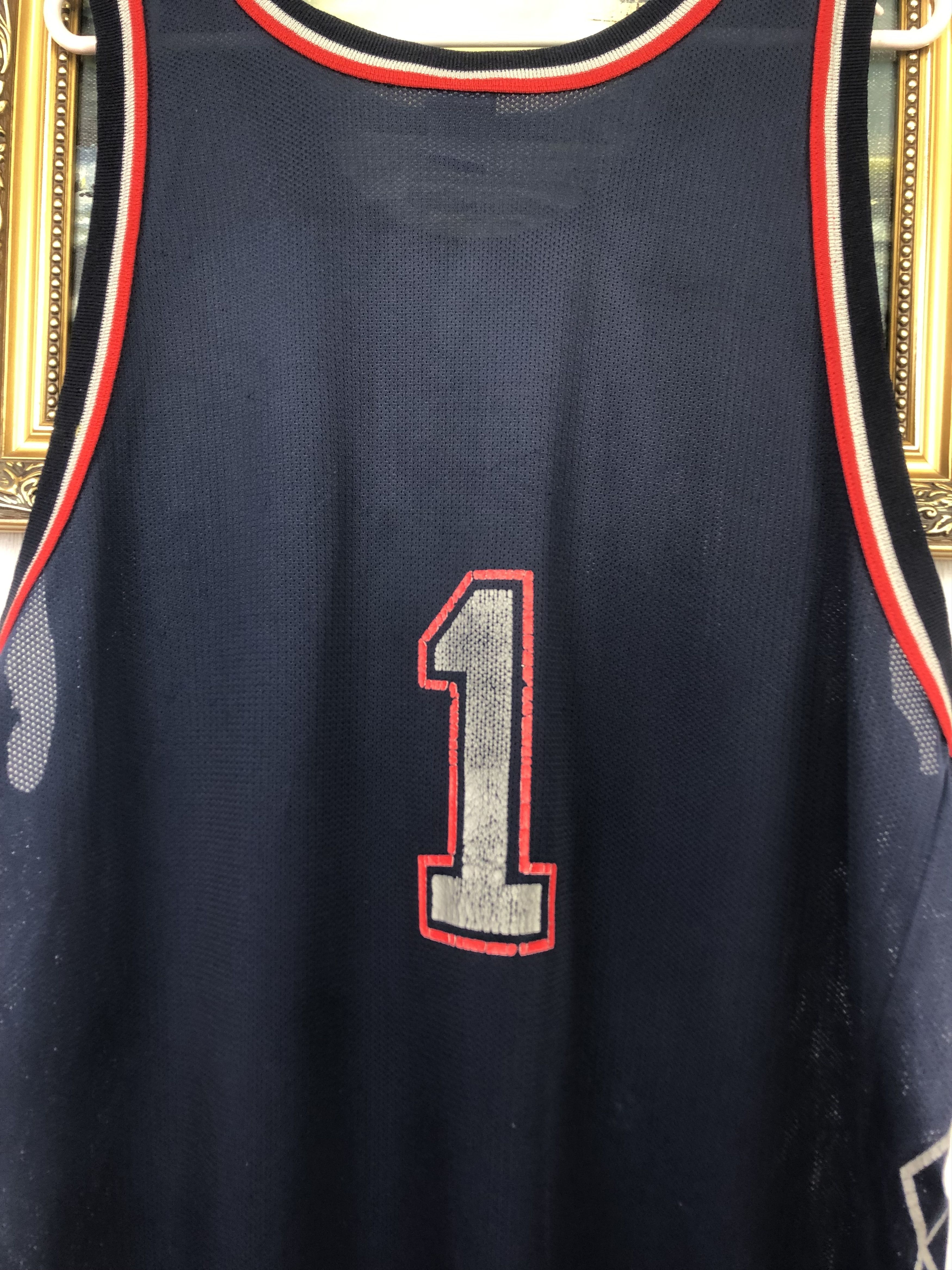 Champion Vintage Champion New Jersey Nets NBA Jersey 1 Shirt Size US XXL / EU 58 / 5 - 14 Thumbnail