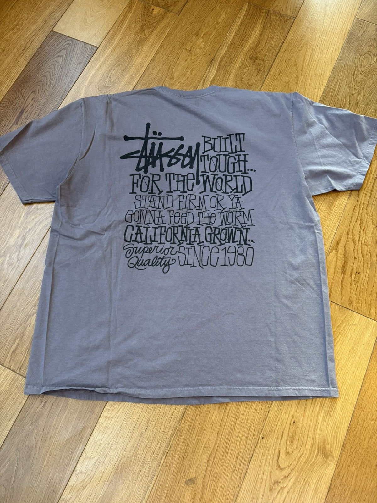 Stussy Stussy California Grown Tee Pigment Dyed “Shark” Size US XL / EU 56 / 4 - 5 Thumbnail