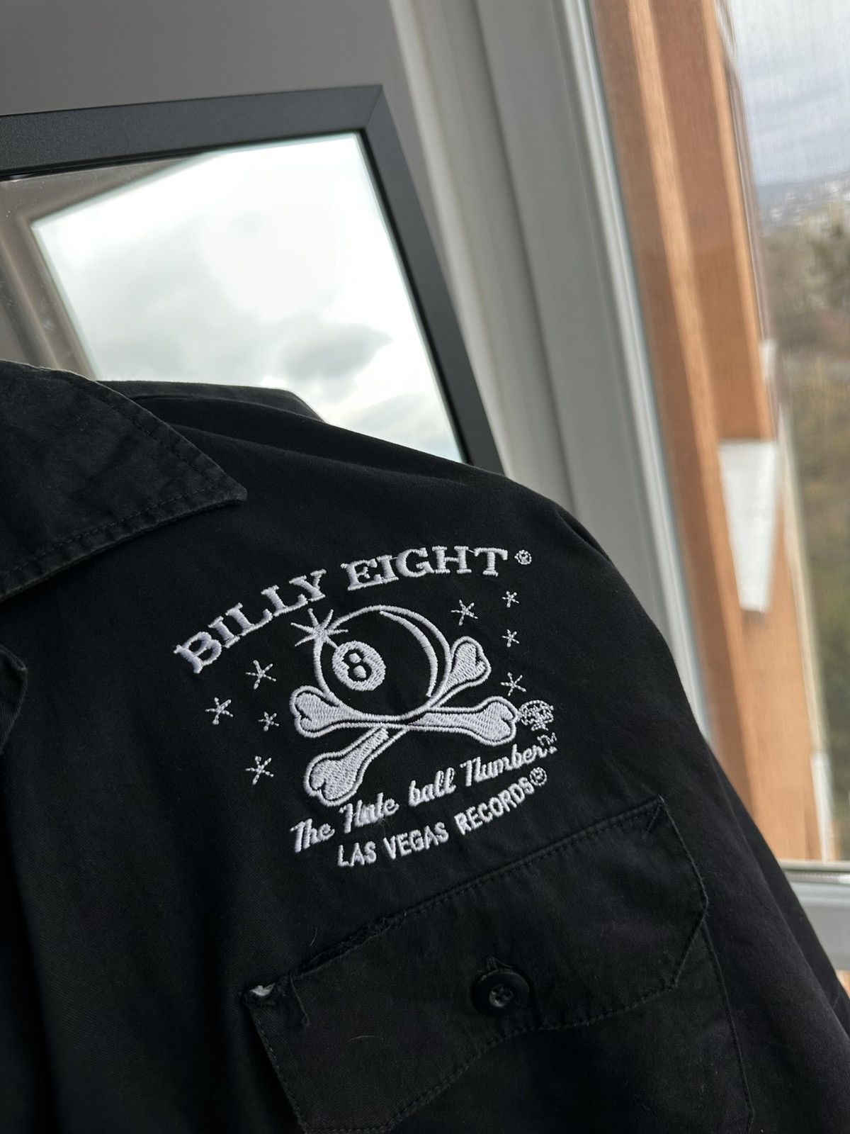Vintage Vintage Billy Eight Moto 90s Short Sleeve Embroidered Shirt Size US XL / EU 56 / 4 - 10 Thumbnail