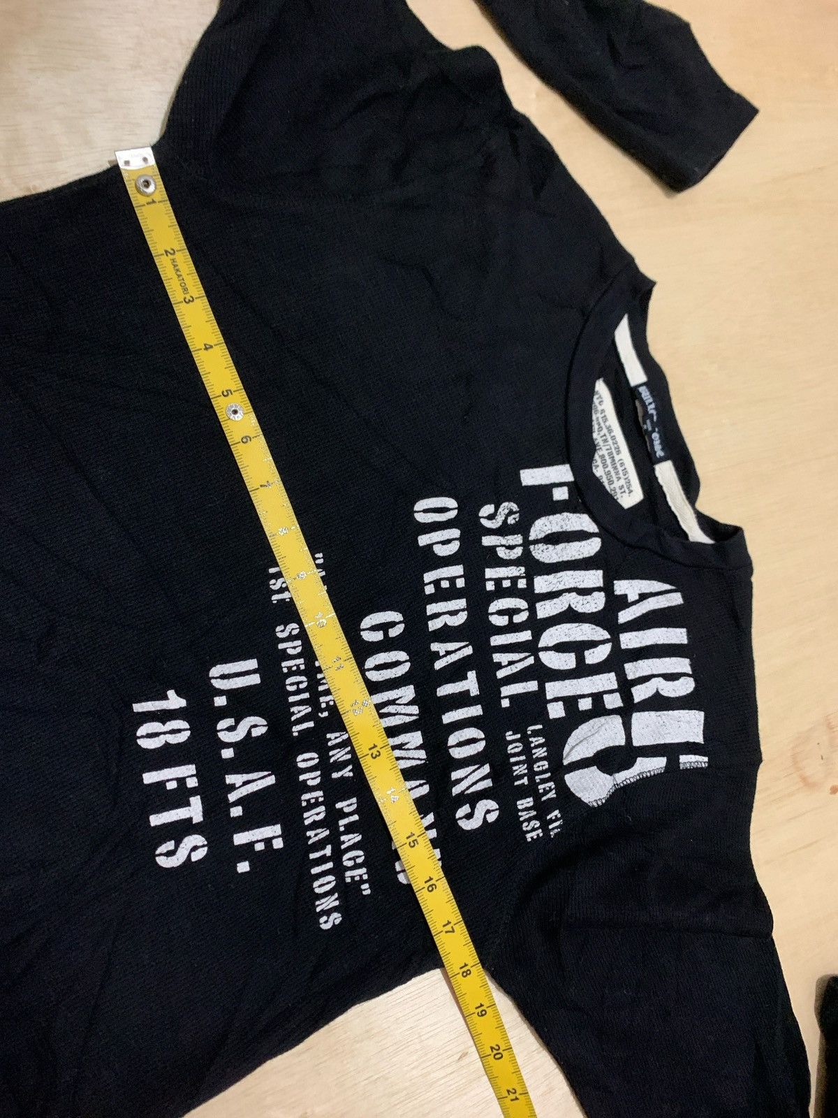 Hysteric Glamour × If Six Was Nine × Japanese Brand Y2k Air Force5 Ifsixwasnine Style Longslevee Size US L / EU 52-54 / 3 - 7 Thumbnail