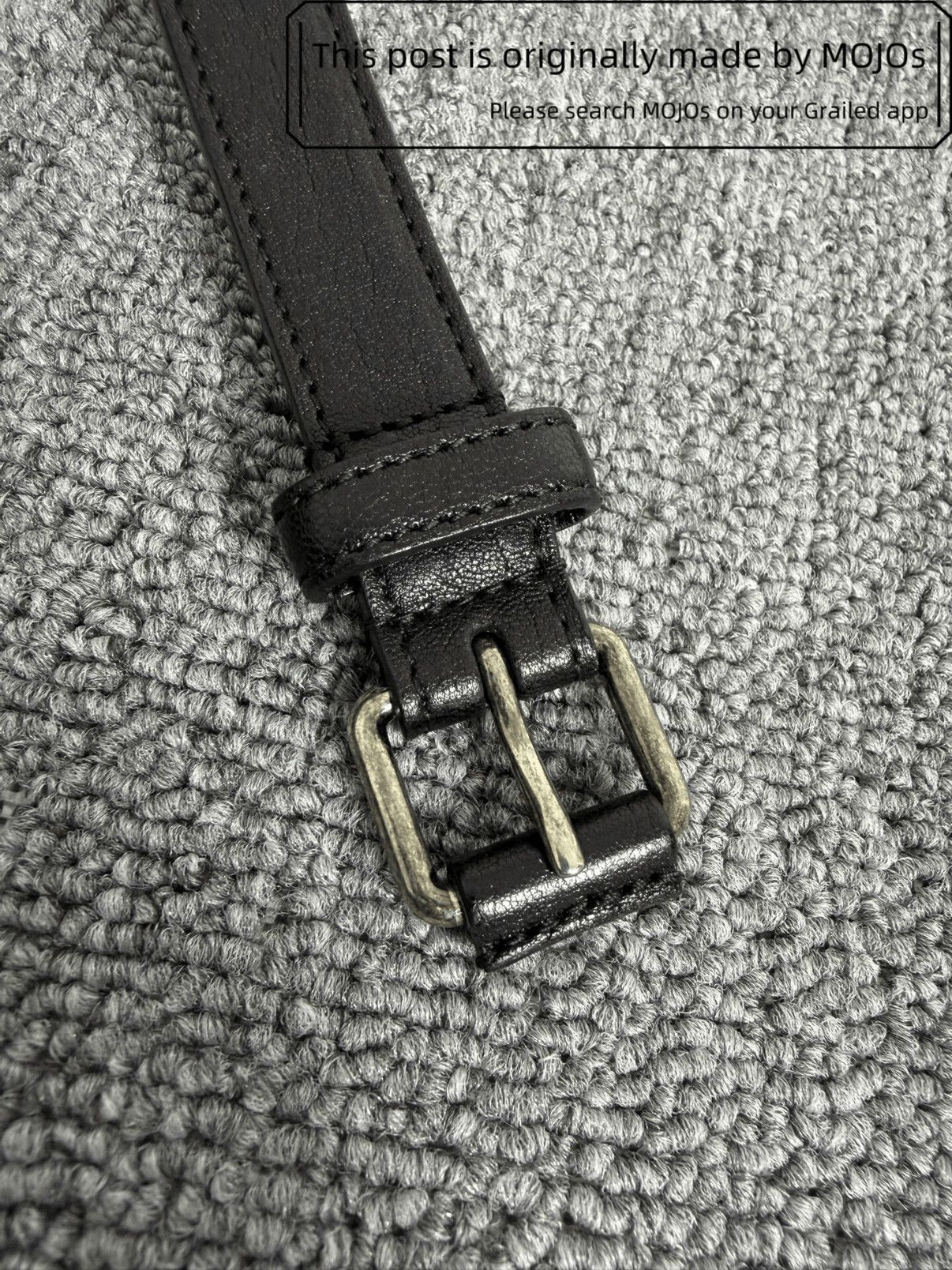Saint Laurent Paris Sz 95 Saint Laurent Paris 17SS Plain Buckle Belt mojos55 Size ONE SIZE - 3 Thumbnail