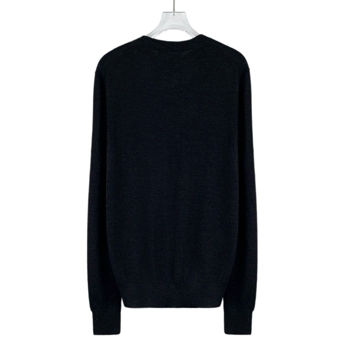 Dolce & Gabbana Dolce & Gabbana Black Wool Long Sleeve Knit Sweater K26WX Size US S / EU 44-46 / 1 - 2 Thumbnail
