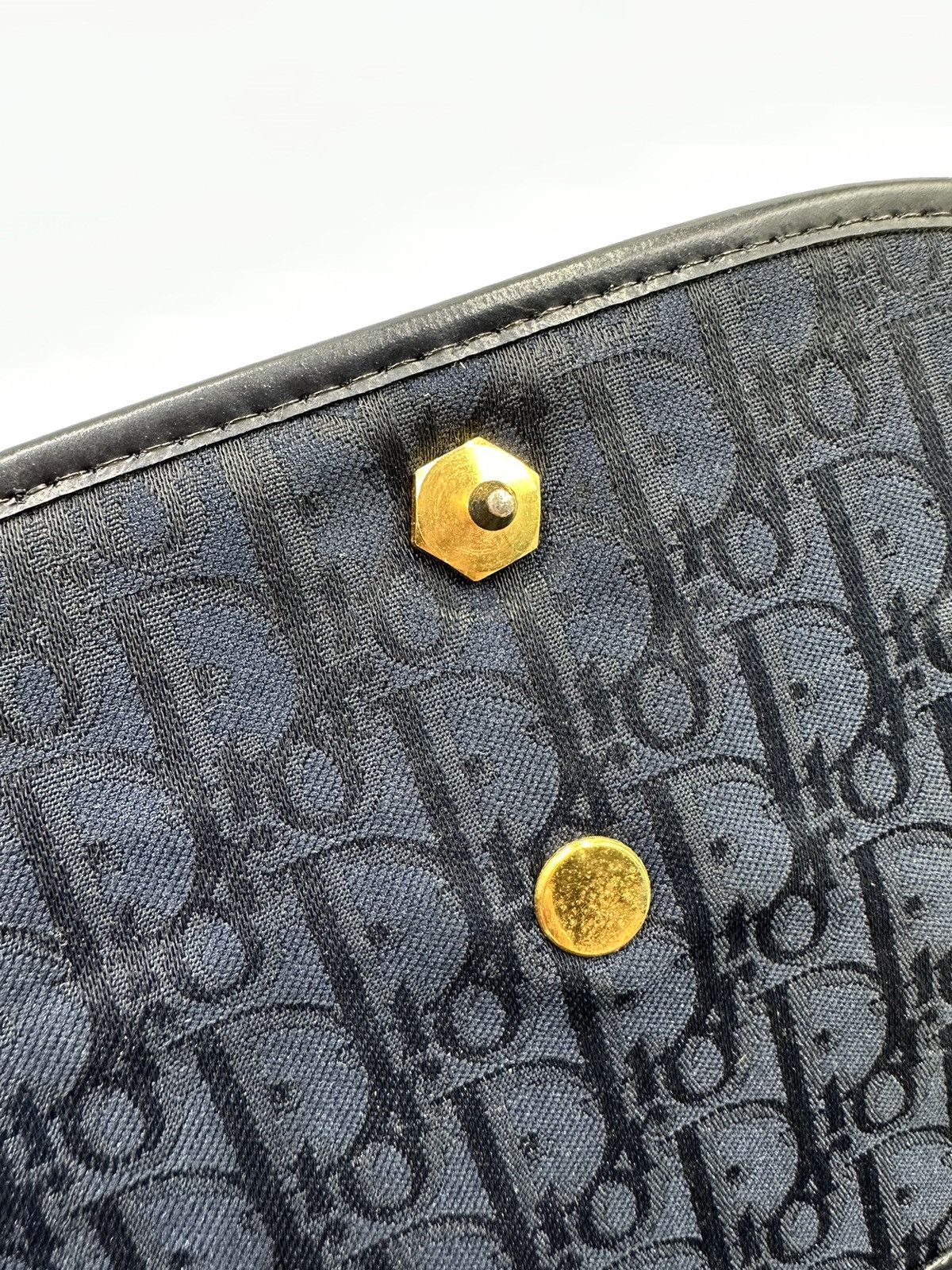 Christian Dior Monsieur × Vintage Christian Dior Trotter Canvas Shoulder Bag Vintage Size ONE SIZE - 5 Thumbnail