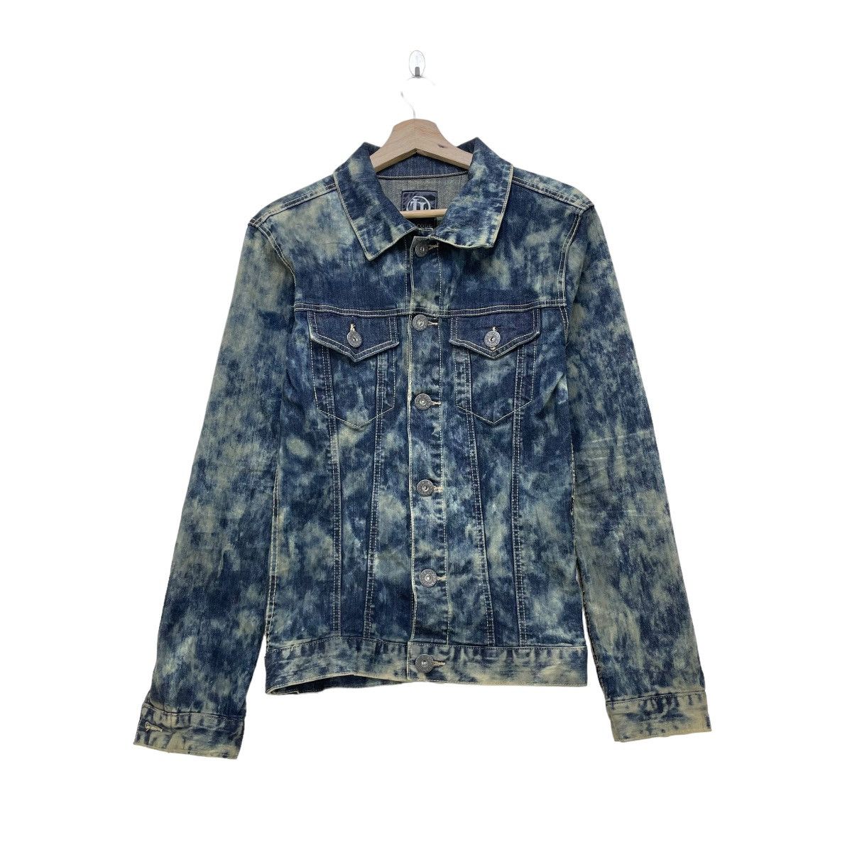 Japanese Brand × Vintage Japanese Brand Lab Code Acid Wash Denim Jacket Size S / US 4 / IT 40 - 1 Thumbnail