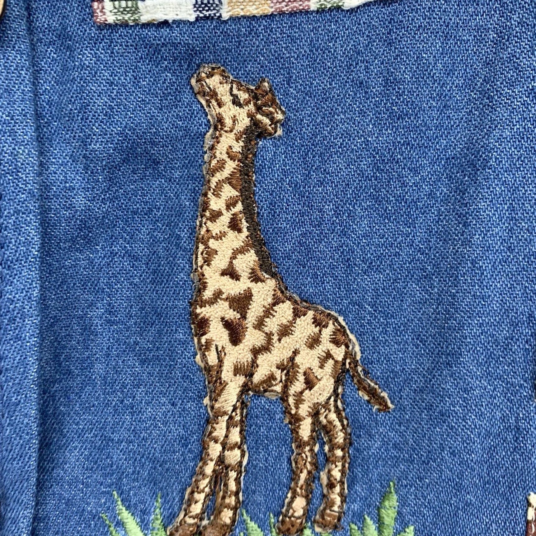 Vintage Vintage Casey Max Small Vest Patchwork Quilt Cottage Wild Animals Detailed Size S / US 4 / IT 40 - 3 Thumbnail