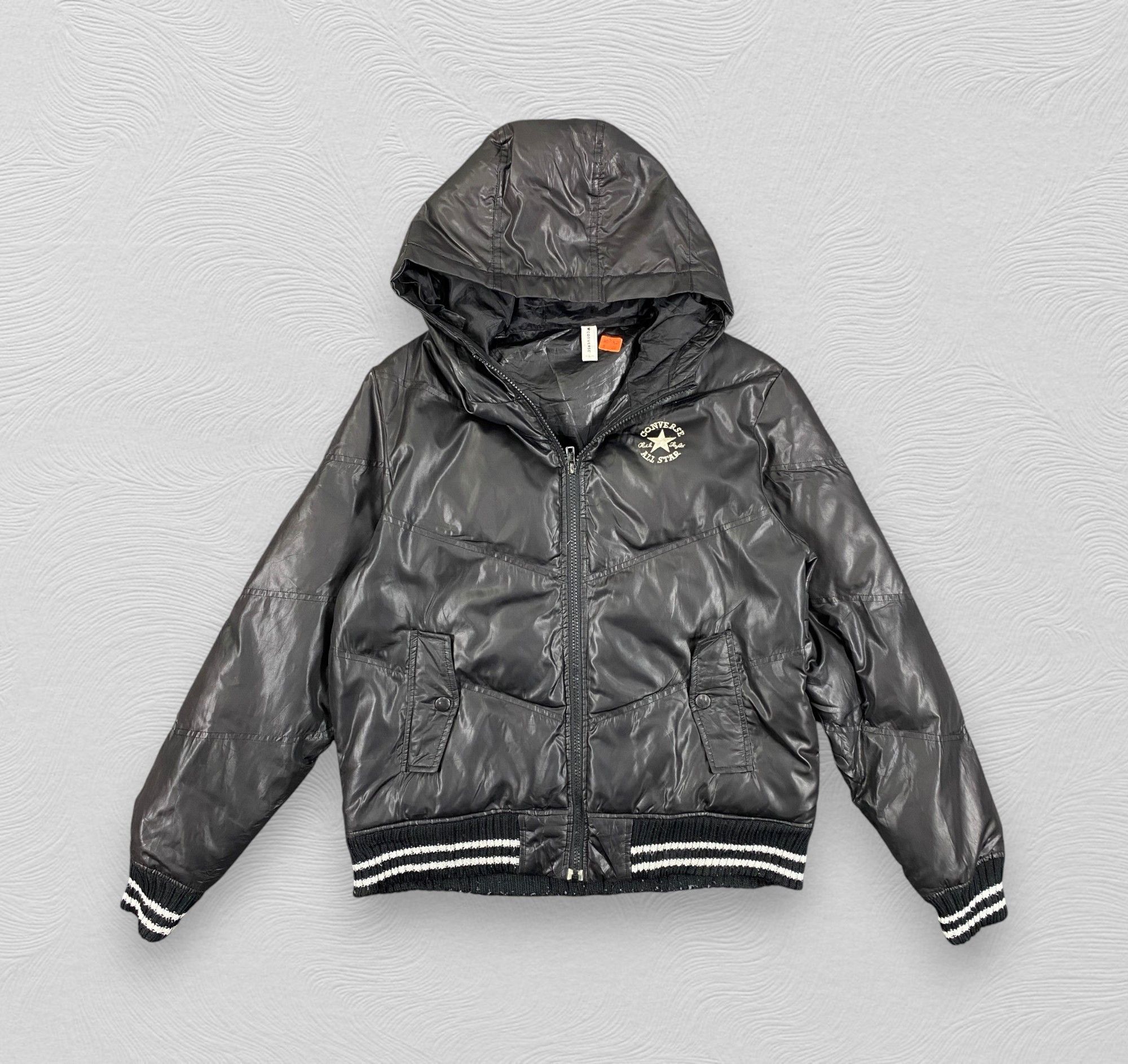 Converse Vintage Converse Puffer Jacket Hood -J068 Size US M / EU 48-50 / 2 - 1 Thumbnail