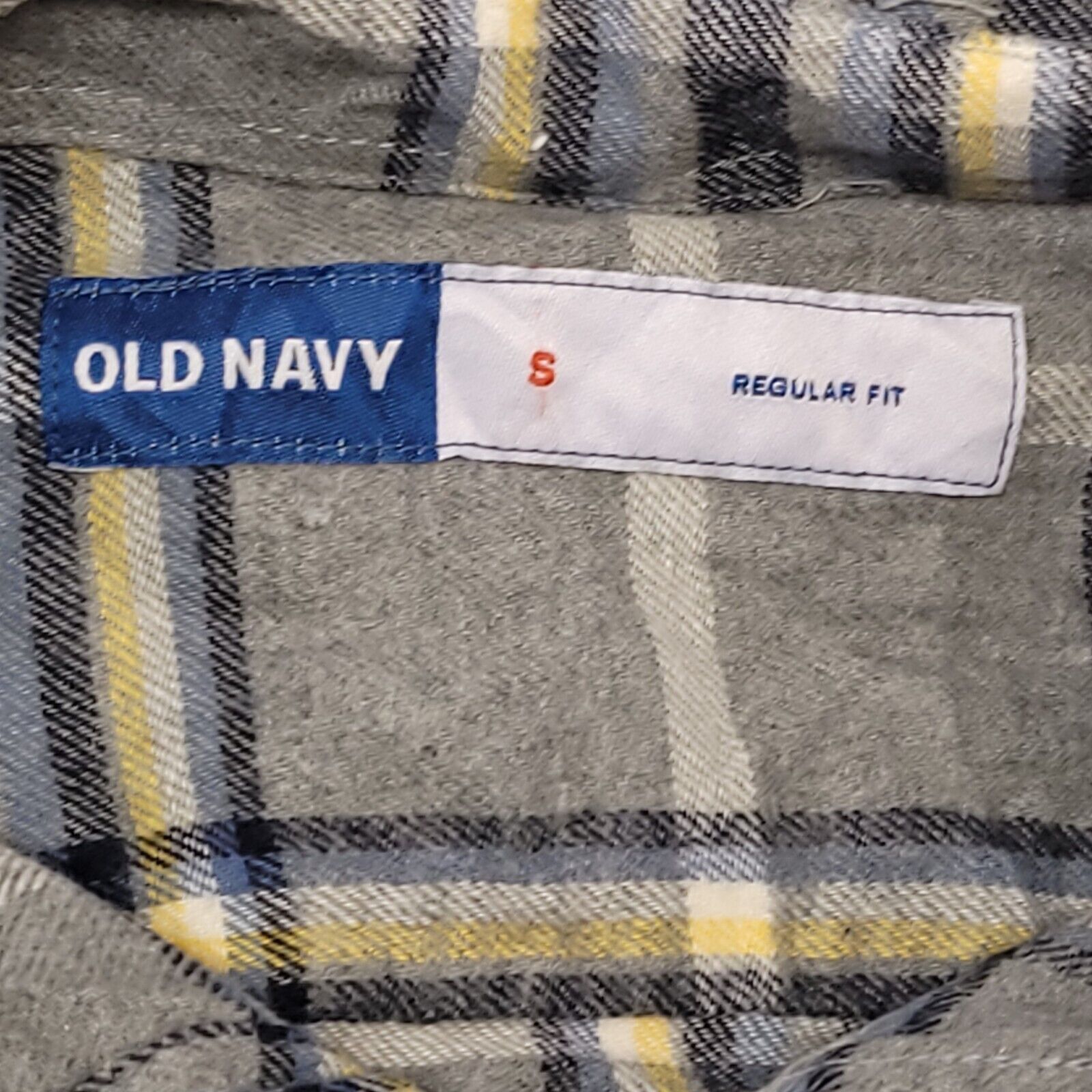 Old Navy Old Navy Tartan Flannel Button Up Shirt Men Size S Gray Blue Size US S / EU 44-46 / 1 - 3 Thumbnail