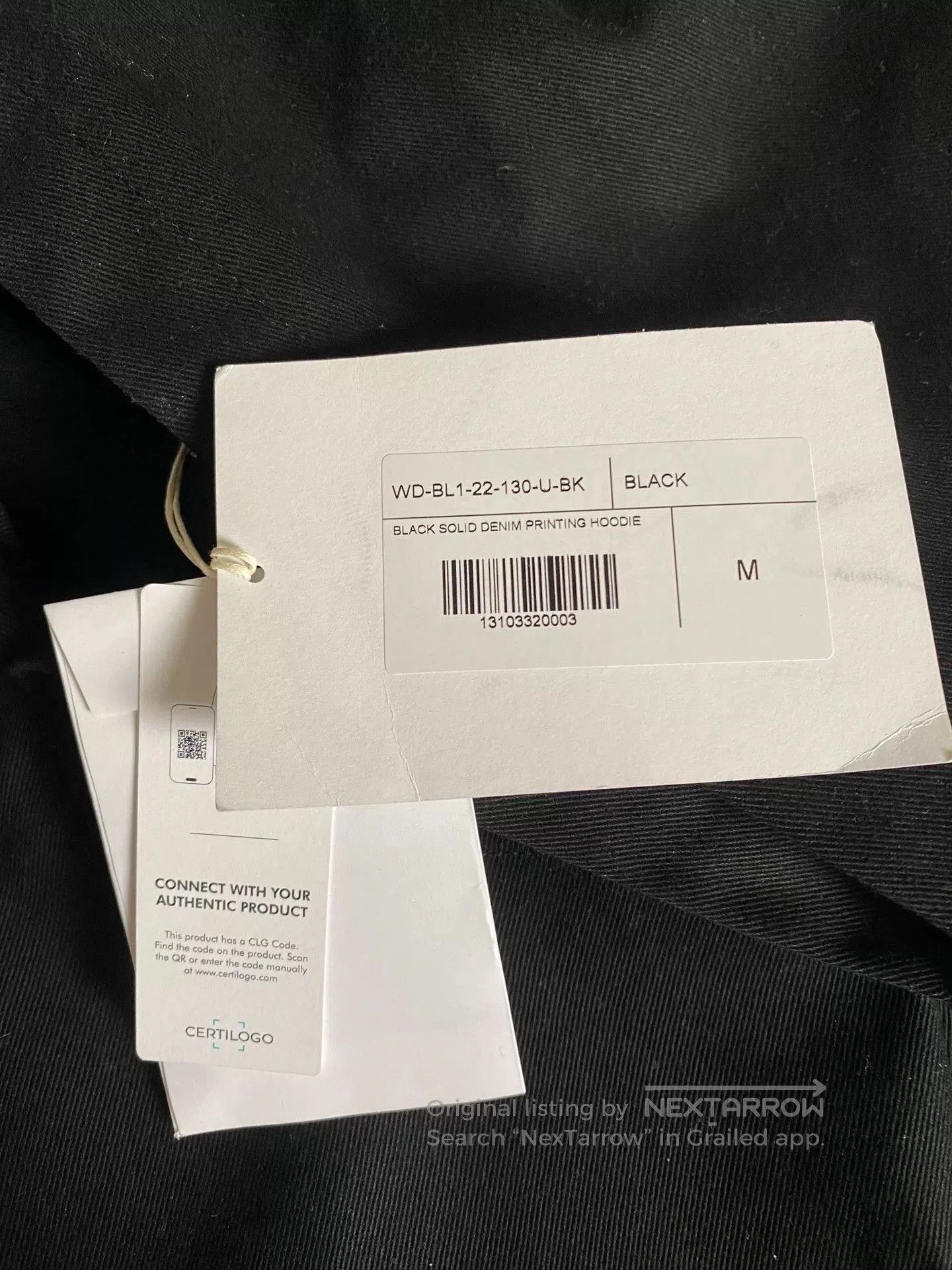 WE11DONE we11done Angel Flash Hoodie. Size US M / EU 48-50 / 2 - 5 Thumbnail