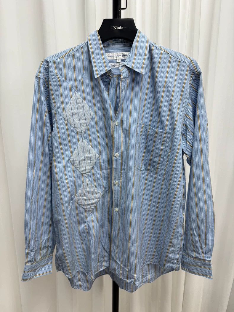 Comme des Garcons Comme des Garçons Striped Button-Up Shirt S Size- DMC Size US S / EU 44-46 / 1 - 1 Thumbnail