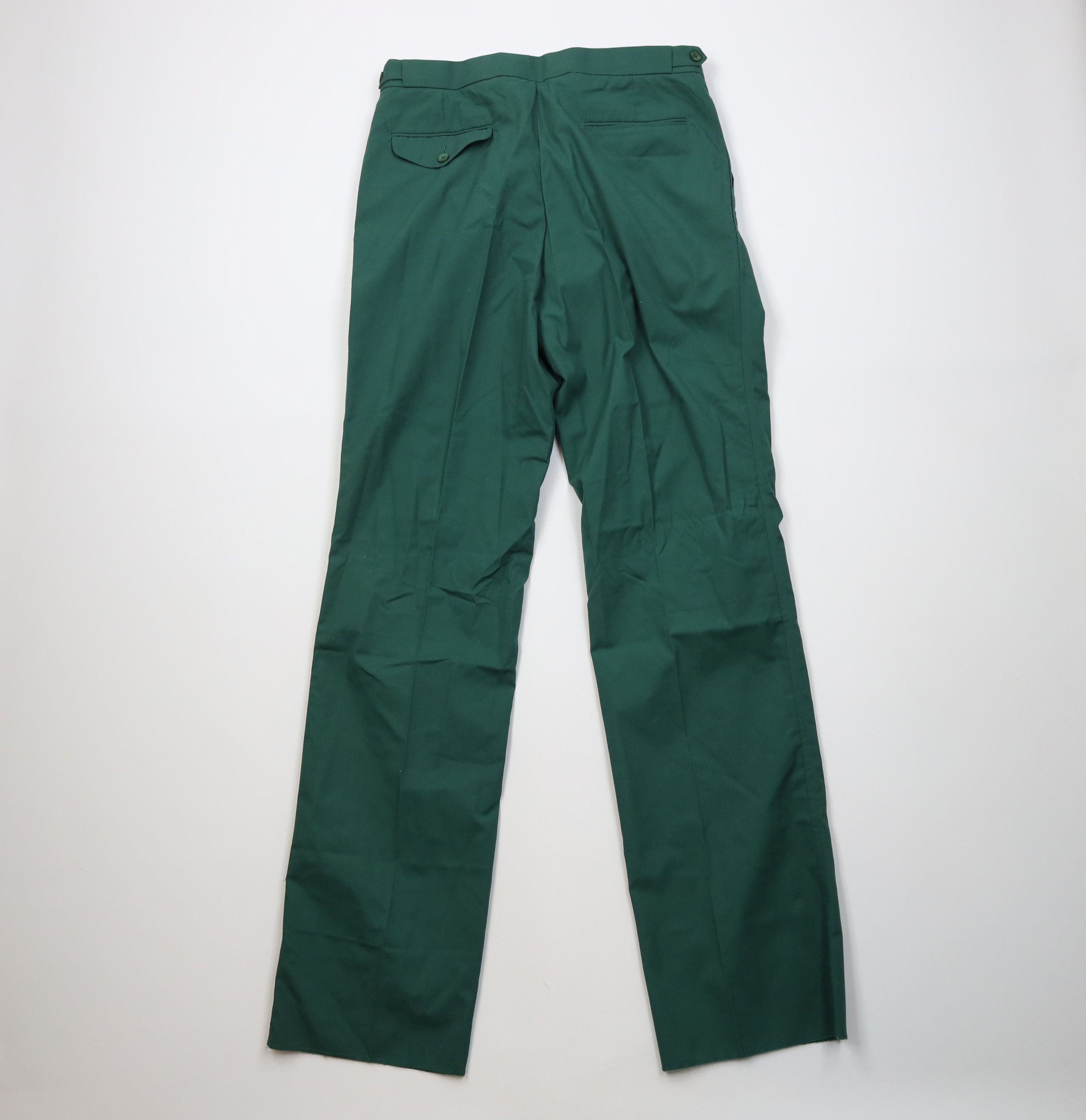 Vintage Deadstock Vintage 70s Streetwear Wide Leg Chino Pants Green Size US 34 / EU 50 - 8 Thumbnail