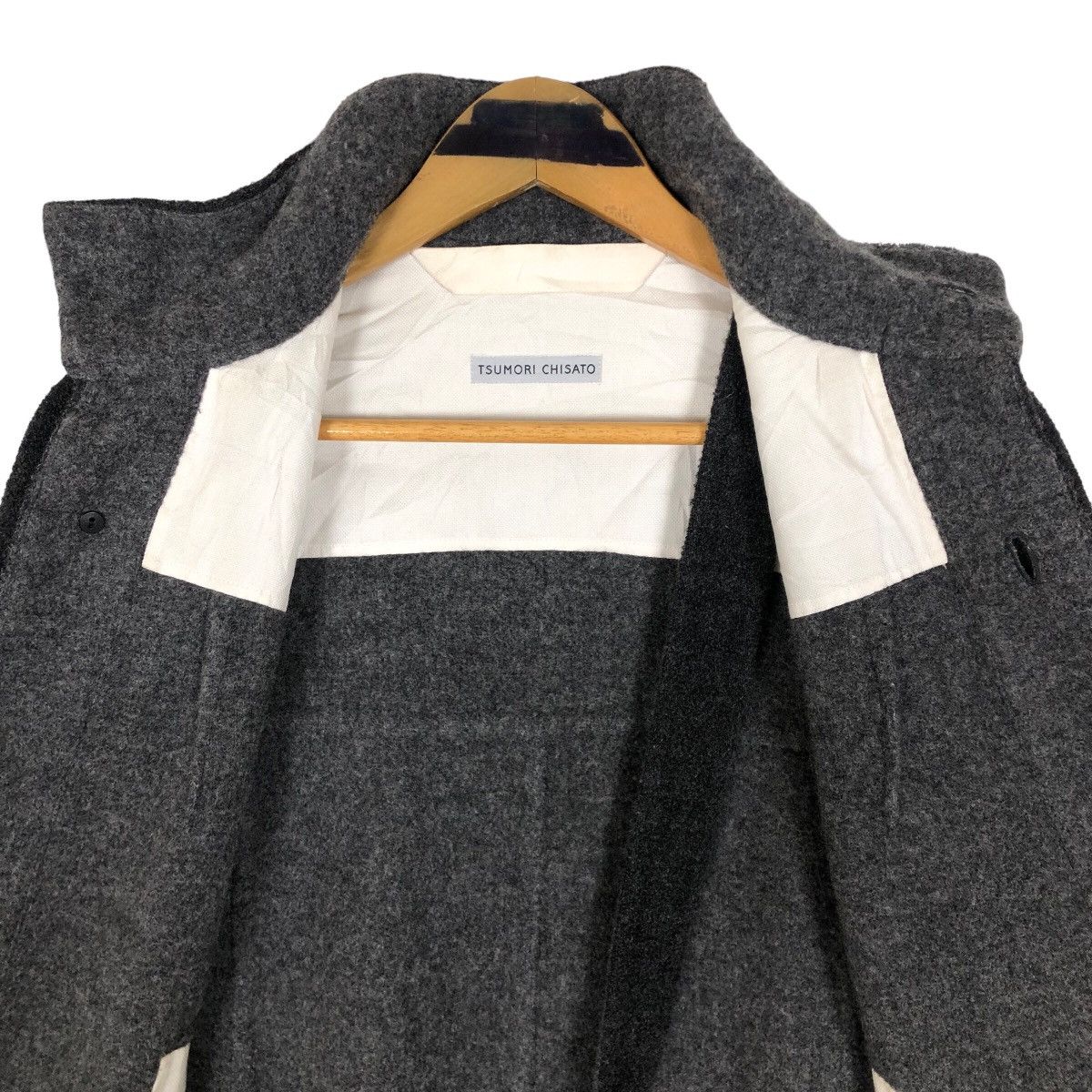 Issey Miyake Vintage 90s Tsumori Chisato 1998 A/W Wool Cape Issey Miyake Size M / US 6-8 / IT 42-44 - 8 Thumbnail
